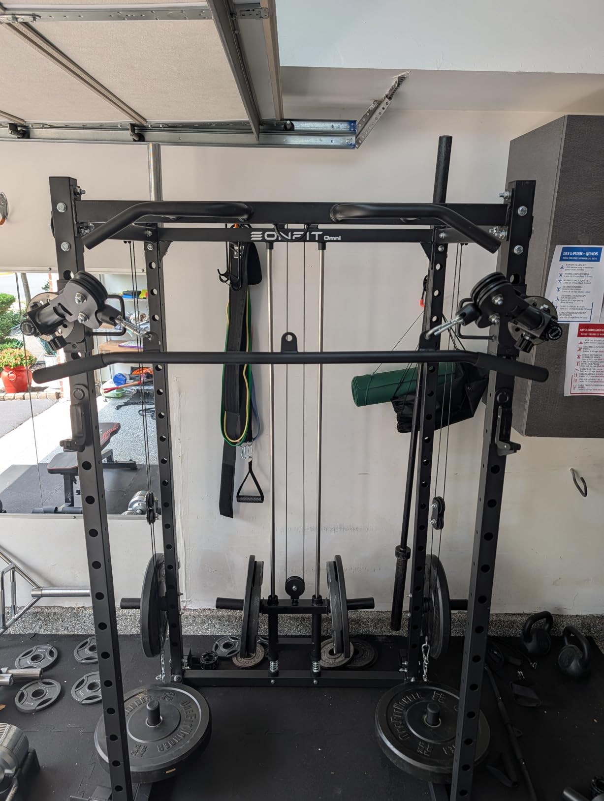 Eonfit E2 Power Rack, Squat Rack with Cable Crossover for Home Gym customer photo 1