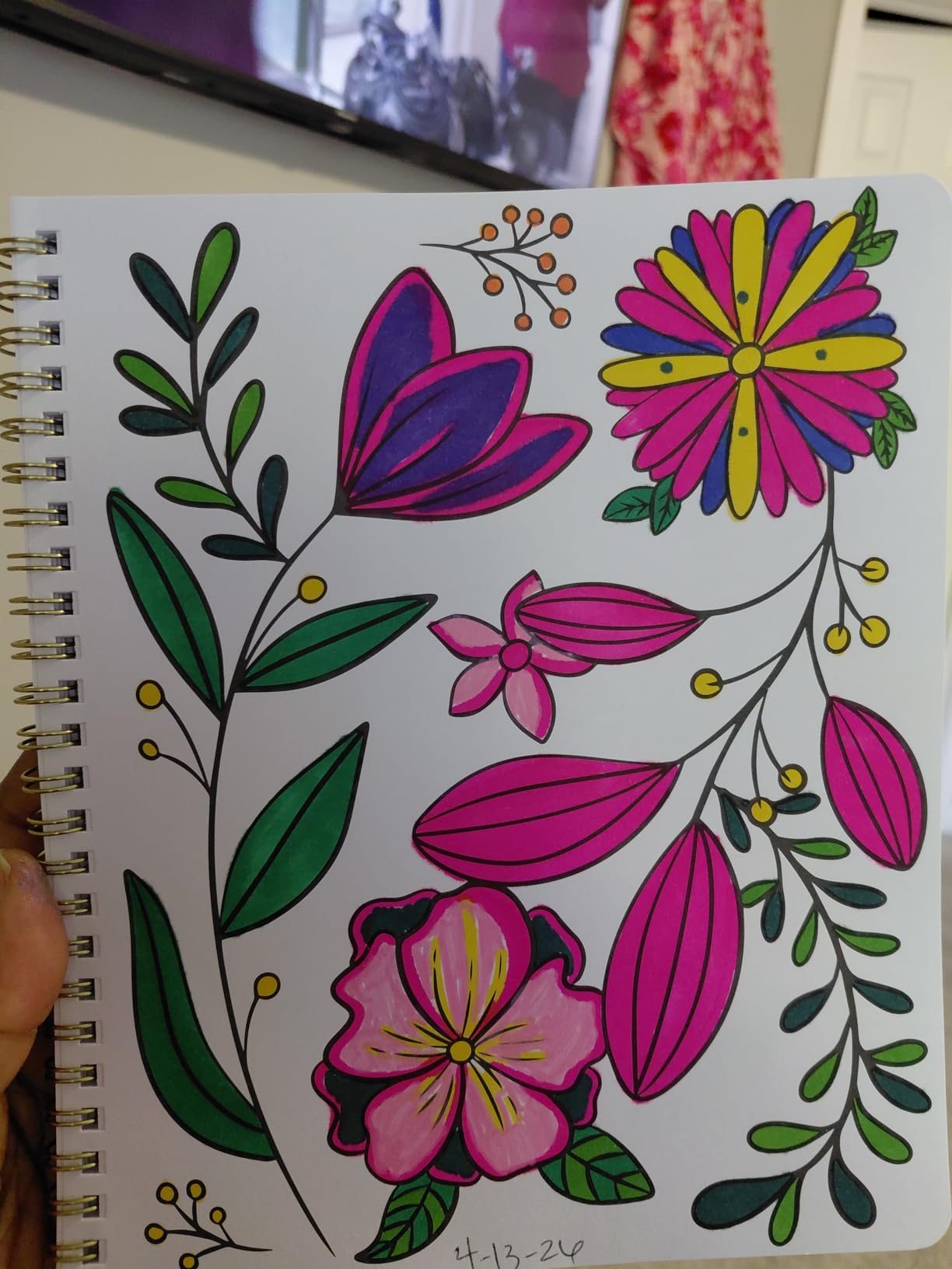 Beautiful Adult Coloring Book Set of 2 for Relaxation - Affirmation Books | Inspirational Coloring Pages Make a Great Gift - Perfect Stress Relief, Fun to Color for Women customer photo 1