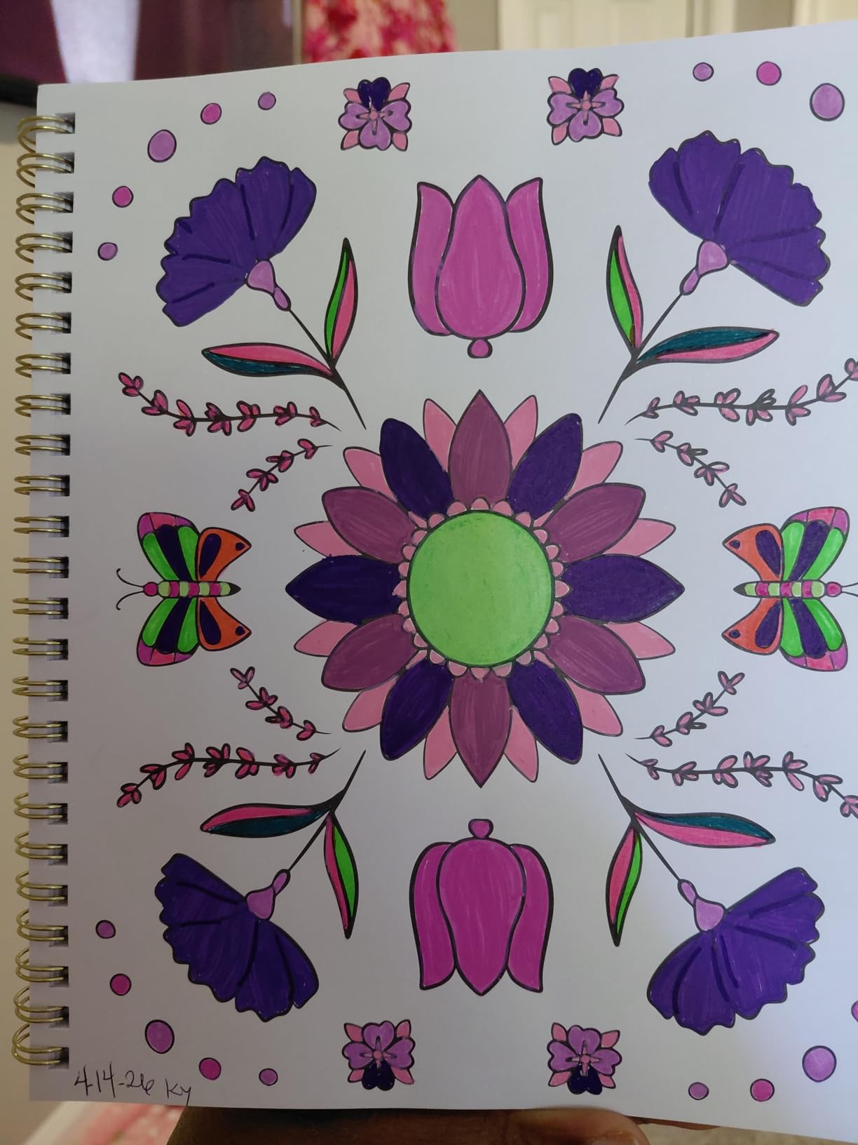 Beautiful Adult Coloring Book Set of 2 for Relaxation - Affirmation Books | Inspirational Coloring Pages Make a Great Gift - Perfect Stress Relief, Fun to Color for Women customer photo 2