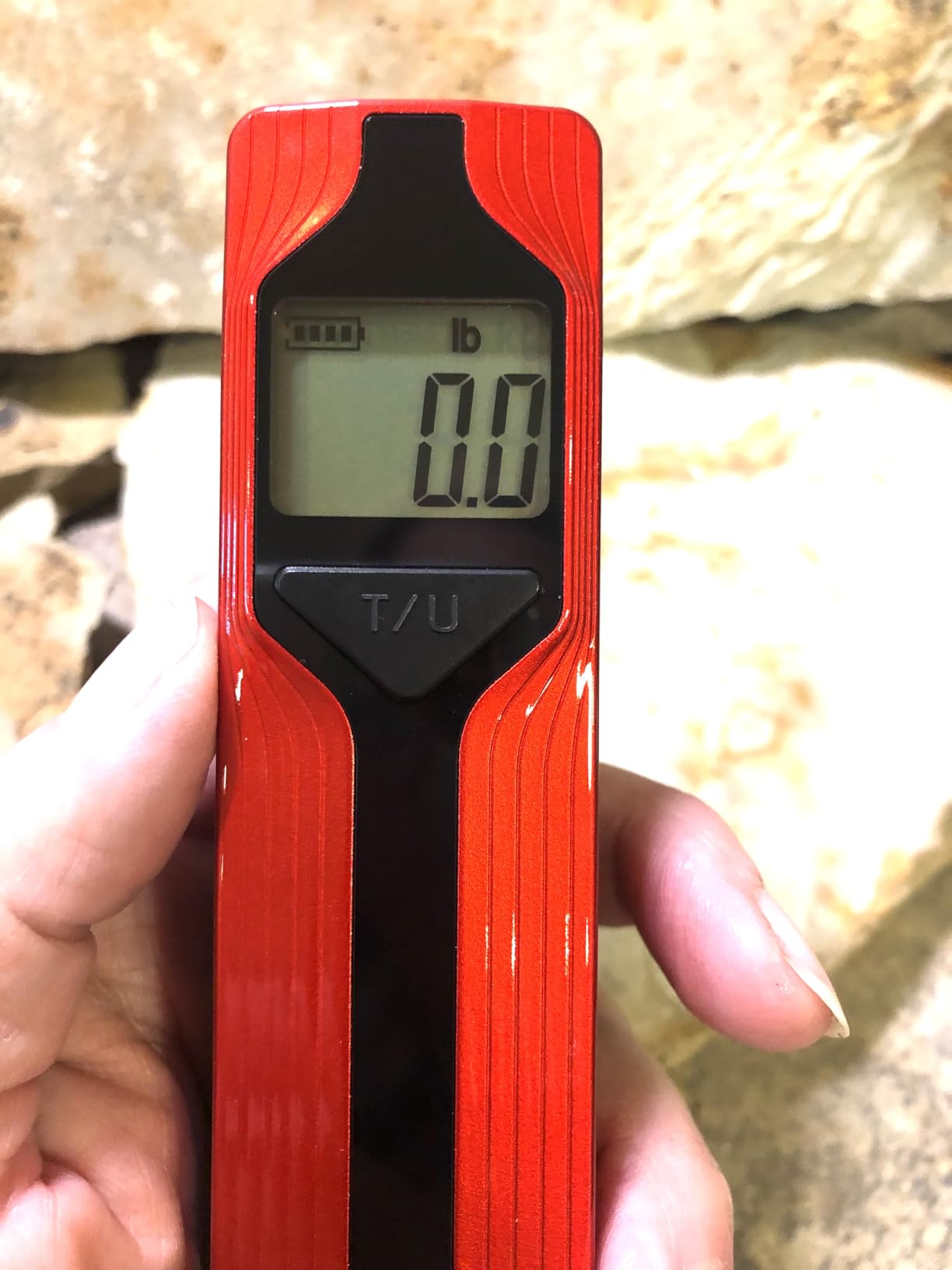 Battery-Free Luggage Scale - No Batteries Needed, Portable Digital Hanging Suitcase Weight Scale, 110lb/50kg, LCD Display customer photo 2