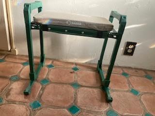 Saker Garden Kneeler and Seat Foldable Gardening Stool with Extendable Legs | Thickened Pad, Tool, Heavy Duty 400lbs Support for Elderly customer photo 2