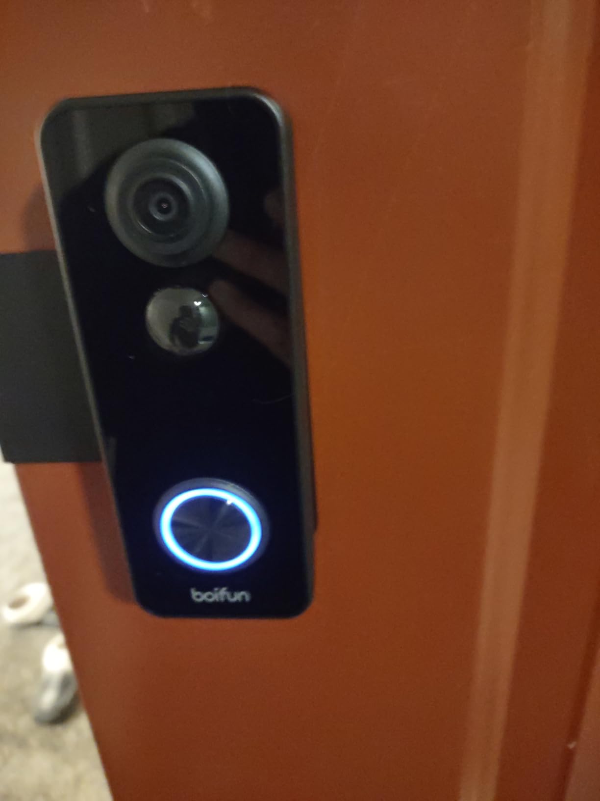 BOIFUN Video Doorbell Camera Wireless, 180° Wide View, 2K, No Subscription | AI Human Detection, Head-to-Toe, HDR Night Vision, Two-Way Audio, Battery Powered with Chime, 2.4 GHz Wi-Fi Only customer photo 1