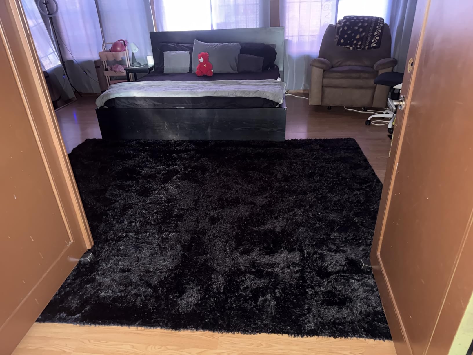8x10 Area Rugs for Living Room: Fluffy Shag Soft Washable Rug Large Fuzzy Plush Indoor Carpet for Bedroom Nursery Playroom Kids Girls Boys Room (Camel, 8'x10') customer photo 1