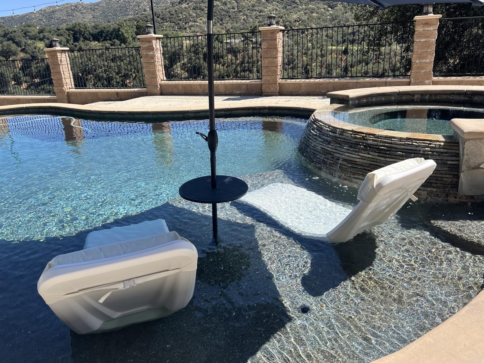 Coast Modern in Pool Lounge Chair - Waterproof & Weighted Chaise Lounger - Outdoor Pool Furniture for Patio or in Baja Shelf customer photo 2