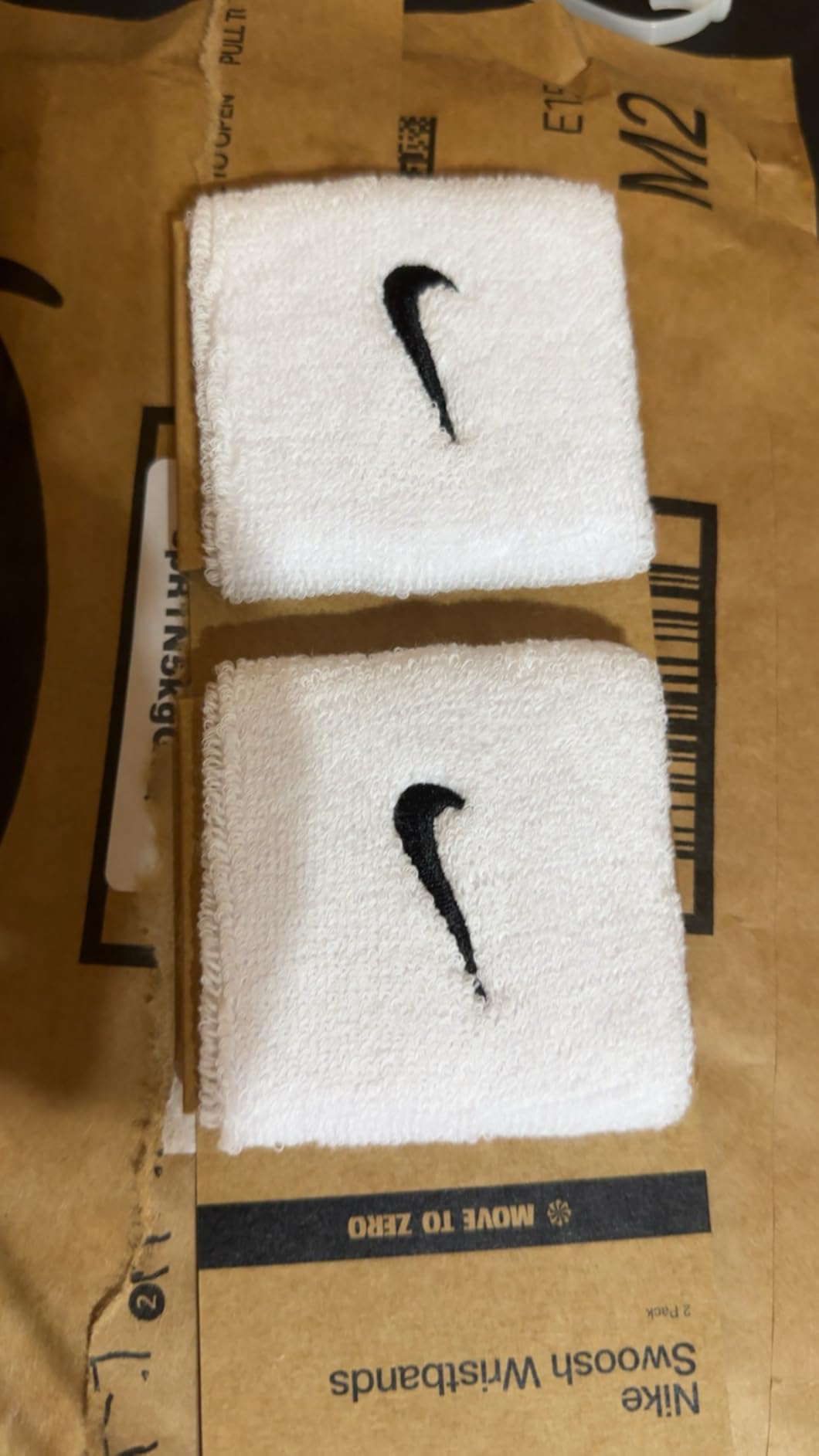 Nike Unisex Adult Swoosh Classic Wristband 2 Pack customer photo 1