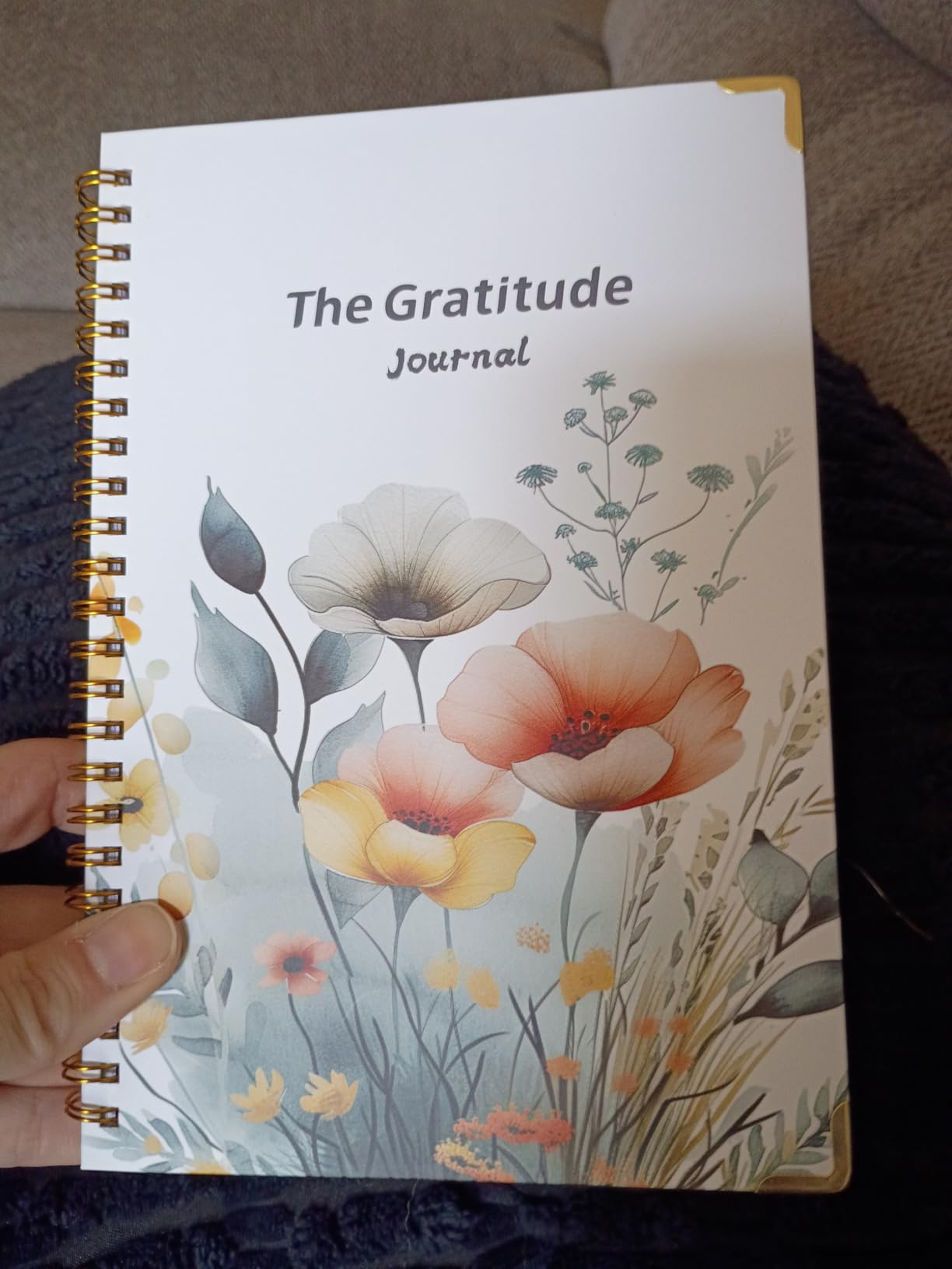 The Gratitude Journal for Women & Men, Hardcover Spiral 5 Minute Daily Gratitude Journal for More Happiness, Optimism, Affirmation & Reflection with Prompts & Quotes, Undated Daily Journals(93 pages / 3 months supply) Gifts customer photo 2