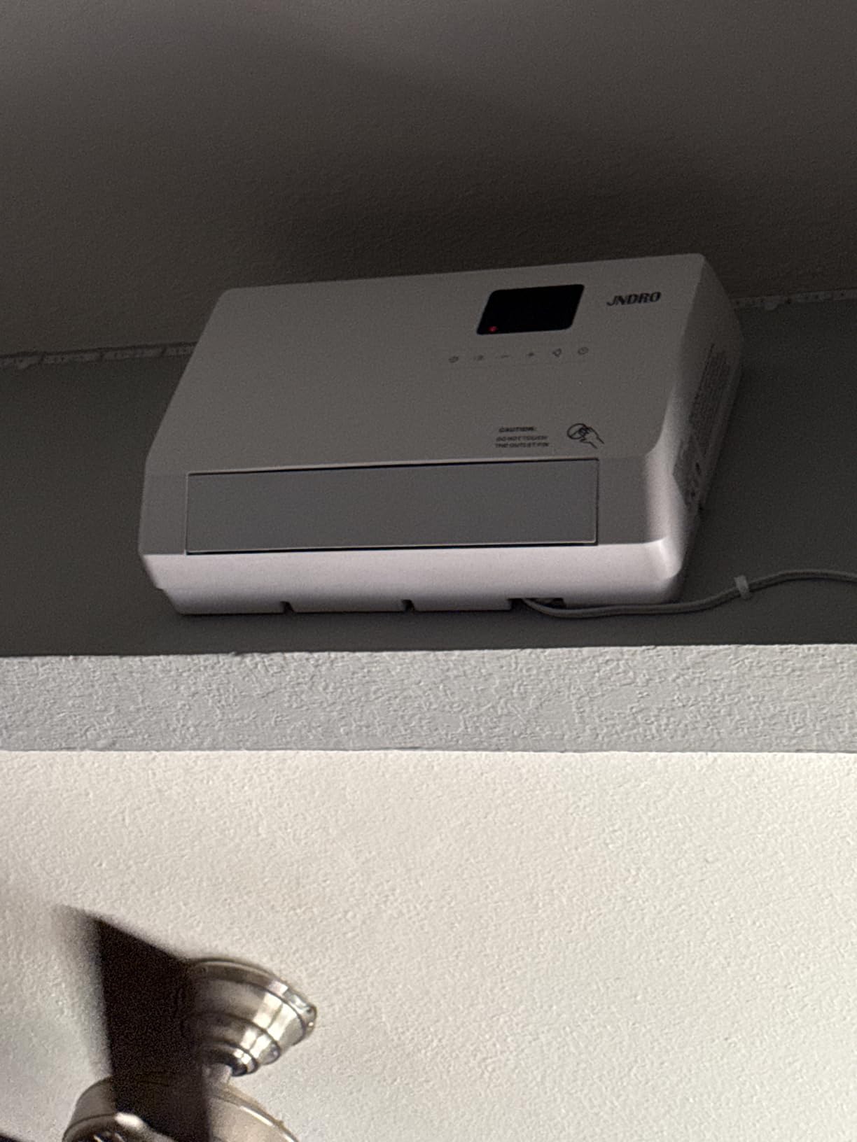 JNDRO Wall-Mounted Space Heater with Thermostat and Remote Control customer photo 2