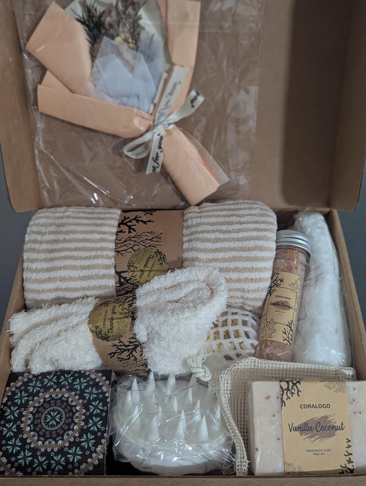 Lavender Spa Gift Baskets - Natural Pampering Spa Set, Self-Care Get Well Soon Thinking of You Basket,Thank You Gifts, Unique 11pcs Gift Set for Women Wife Mom Her Birthday customer photo 1