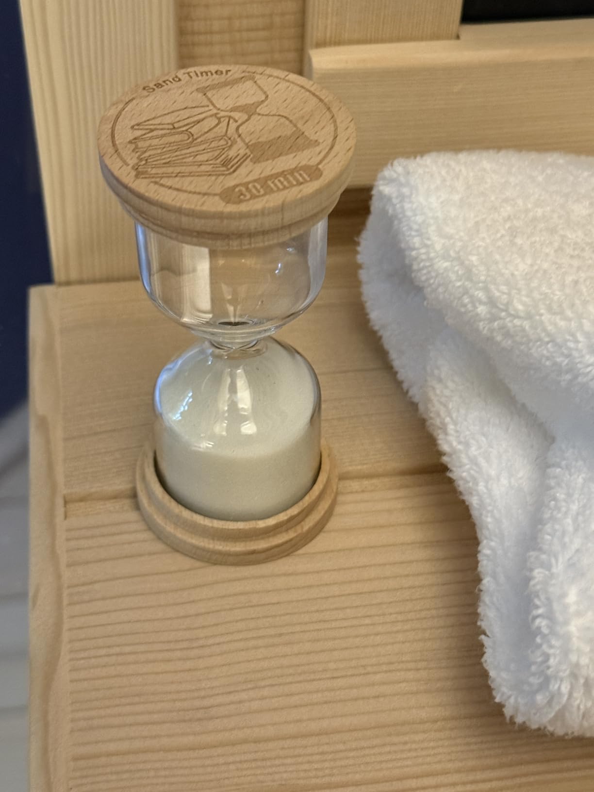 20 Minute Sand Timer, Wood Gold Sand Clock for Kids, Small Hourglass, Sandglass Hour Glass 20 Min for Classroom,Game,Decorative (Gold) customer photo 2