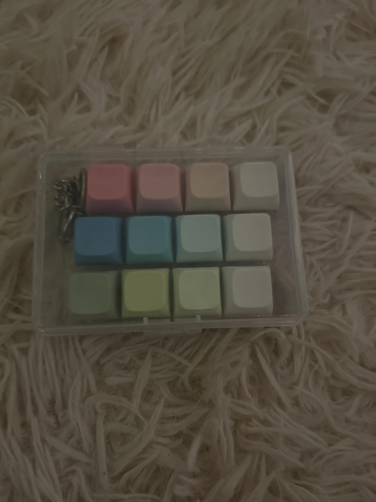 3 Pack Keyboard Fidget Toy - Clicky, Creamy & Silent Stress Relief Fidget Clicker Keychain - Quiet Fidget Toys for Adults, Boost Focus & Calm Anxiety at Work, Travel - Ideal Stress-Relief Gift customer photo 2