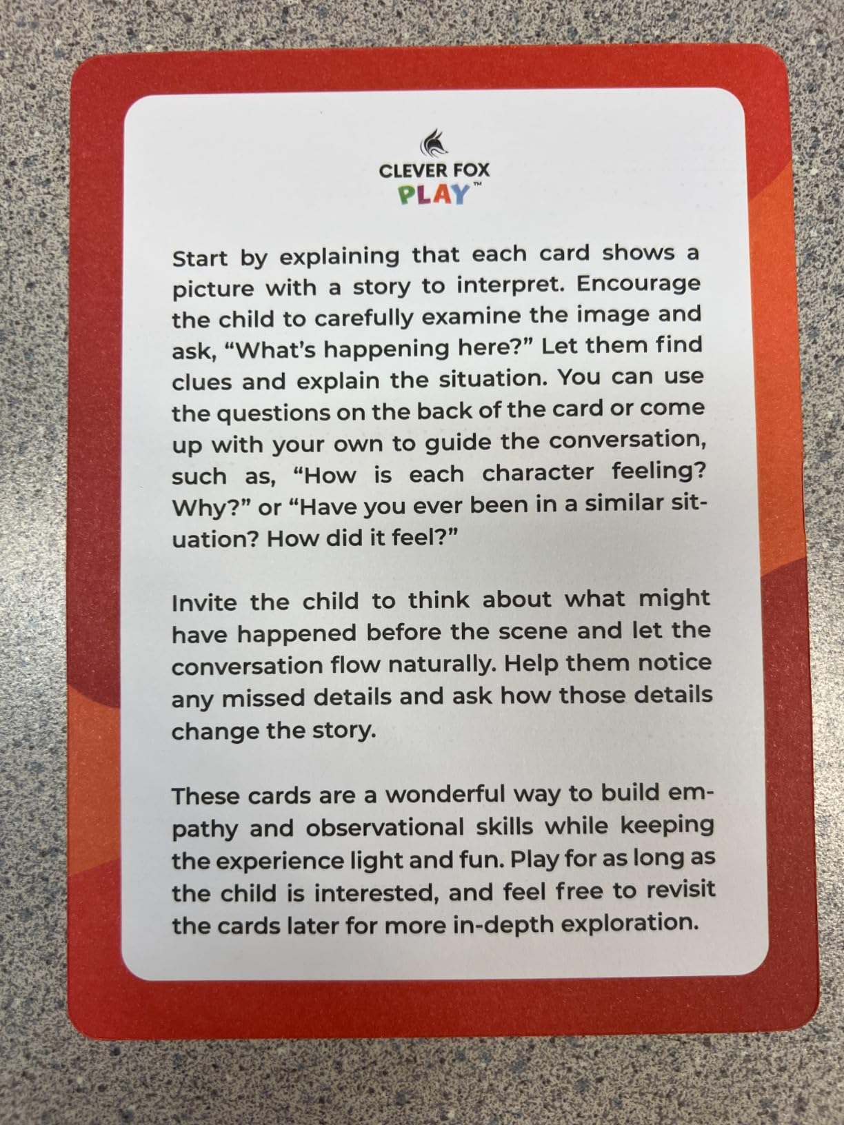 Who What Why Feelings Conversation Cards for Kids, Social SEL Game, Ages 4+ | Emotional regulation, social skills, therapy flash cards, communication, feelings recognition, classroom, counseling and home customer photo 1