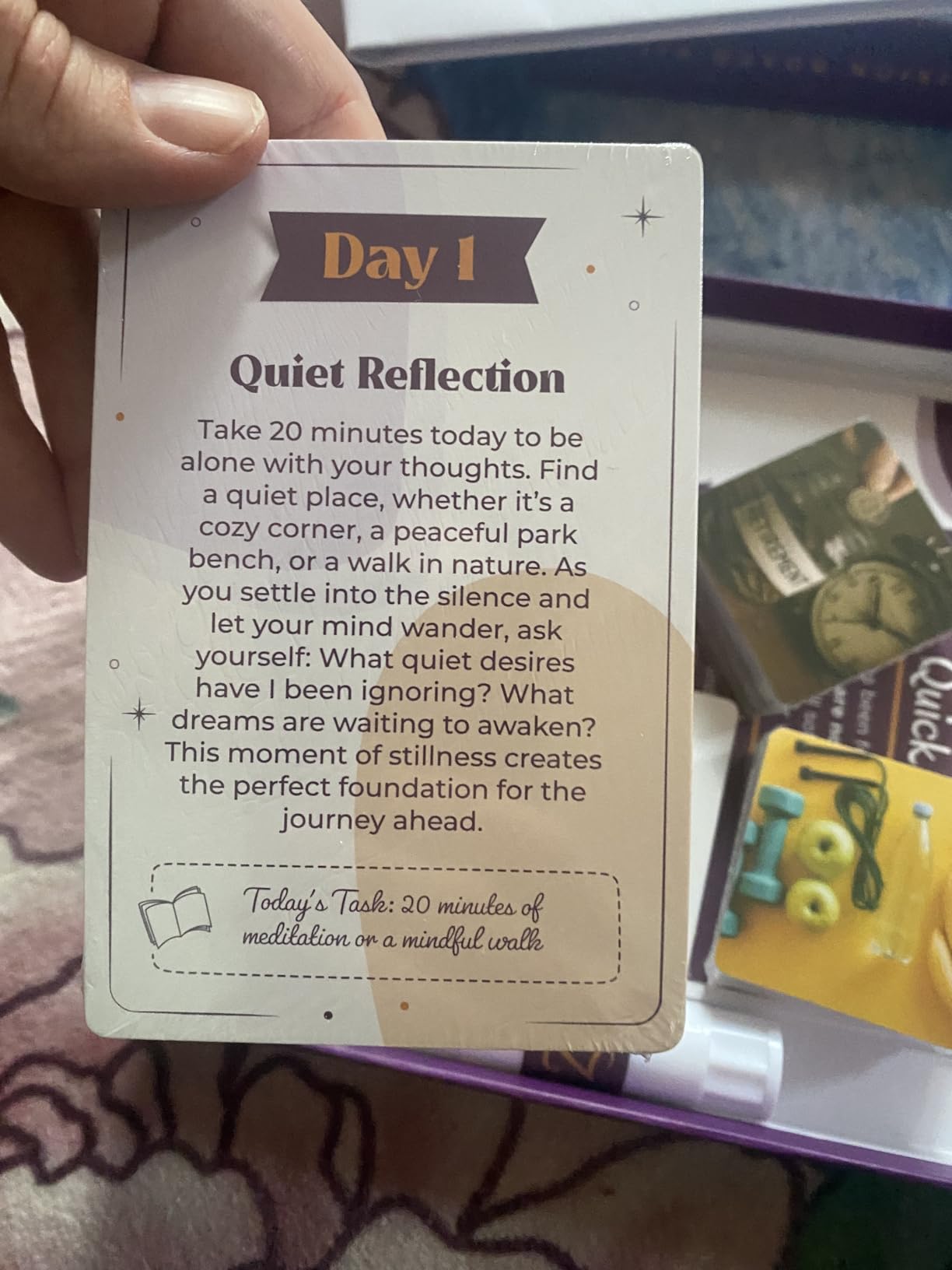 Vision Board Kit - 24 Day Guided Journey | 24 Daily Task Cards, Guided Workbook, 17