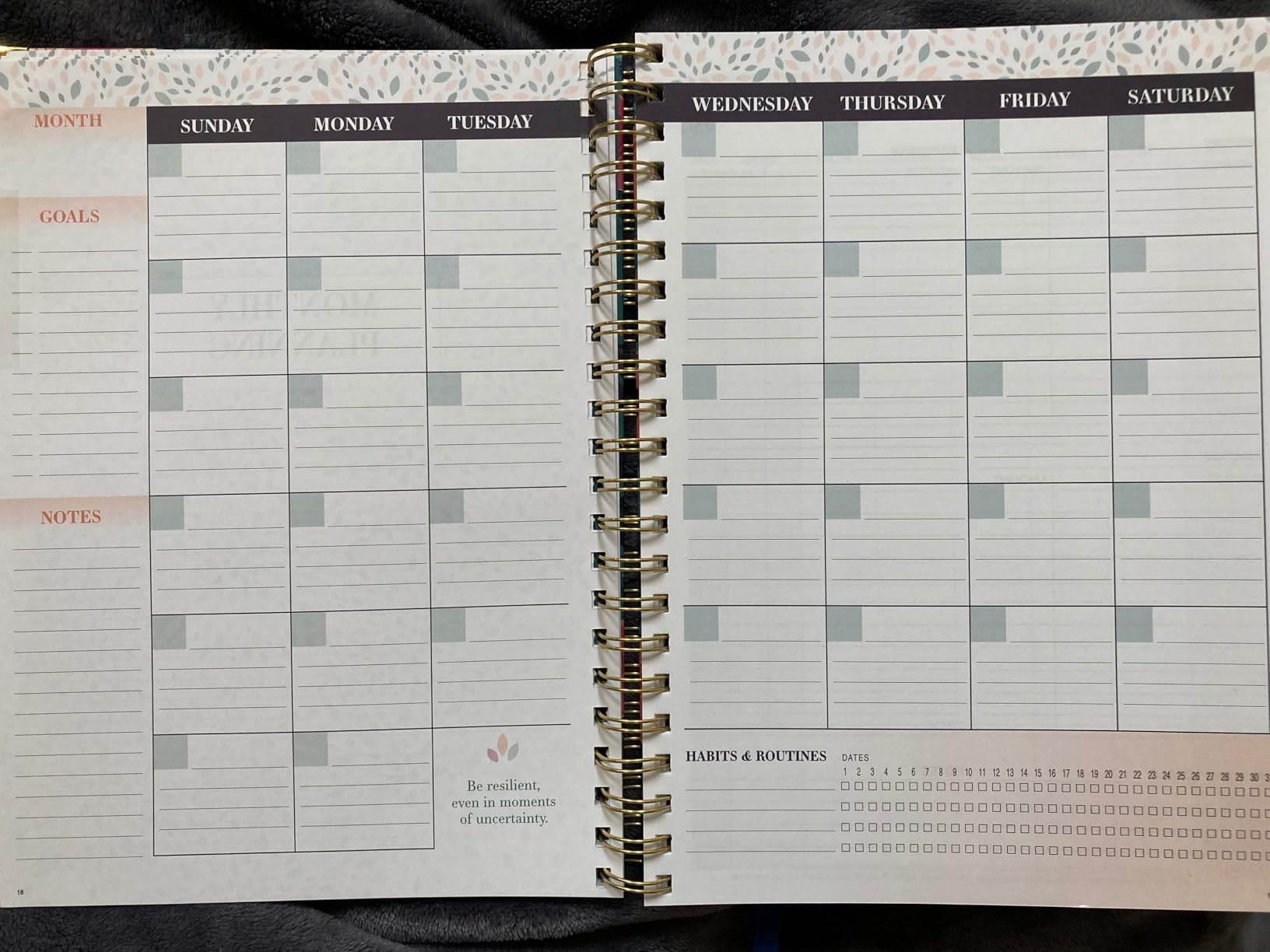 Undated Family Planner Organizer - 8.5