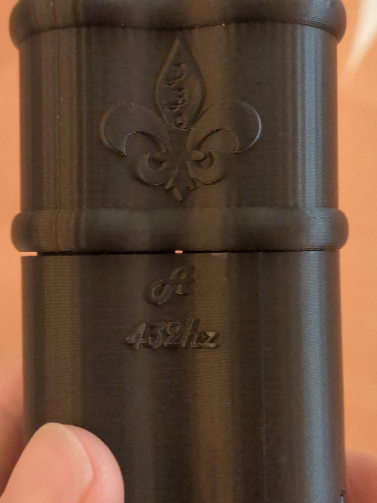 BAFlute Native American Style Drone Flute, 432hz Double Chamber Drone Flute, 3D Printed, Black, Key of A customer photo 2