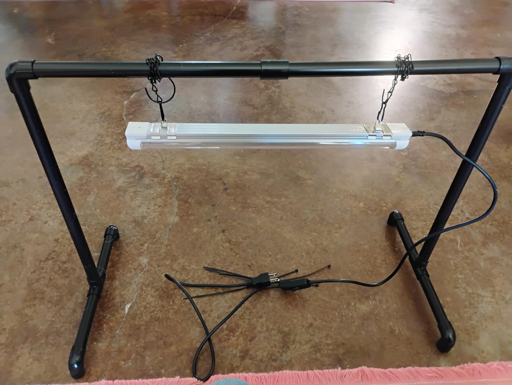 1.3ft Tabletop Grow Light Stand for Indoor Seed Starting | 18W Full Spectrum LED Plant Light, Height Adjustable, for Seedlings, Succulents, Microgreens, 27.0x13.0x19.1in customer photo 1