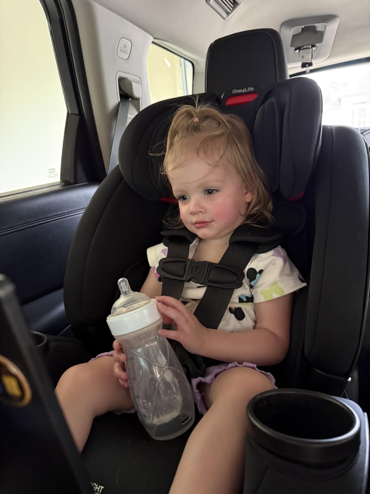 Britax One4Life All in One Car Seat, Up to 10 Years of Use - Mineral Gray | Rear & Forward Facing and Booster Mode; Extended Rear-Facing; Easy Installation With ClickTight, Breathable SafeWash Fabrics customer photo 2