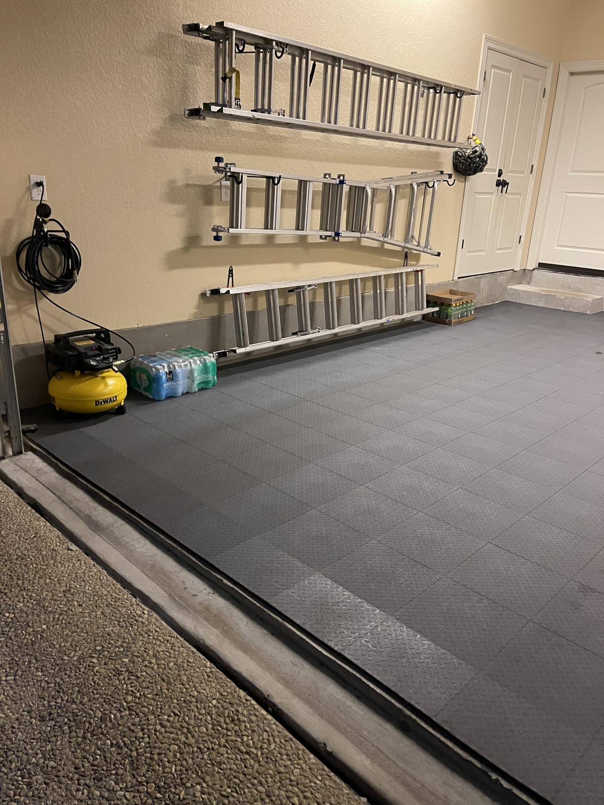 Garage Floor Tiles Interlocking Garage Flooring for Car Modular PlasticTile customer photo 1