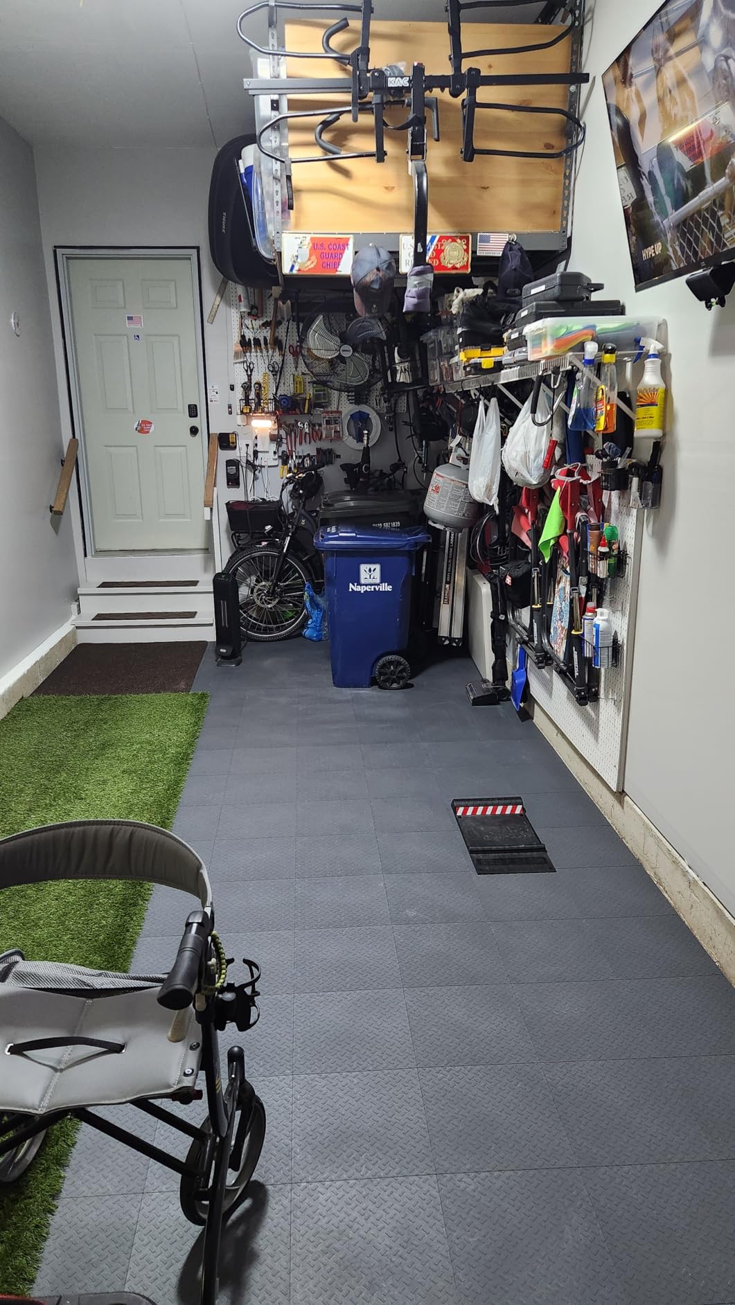 Garage Floor Tiles Interlocking Garage Flooring for Car Modular PlasticTile customer photo 2