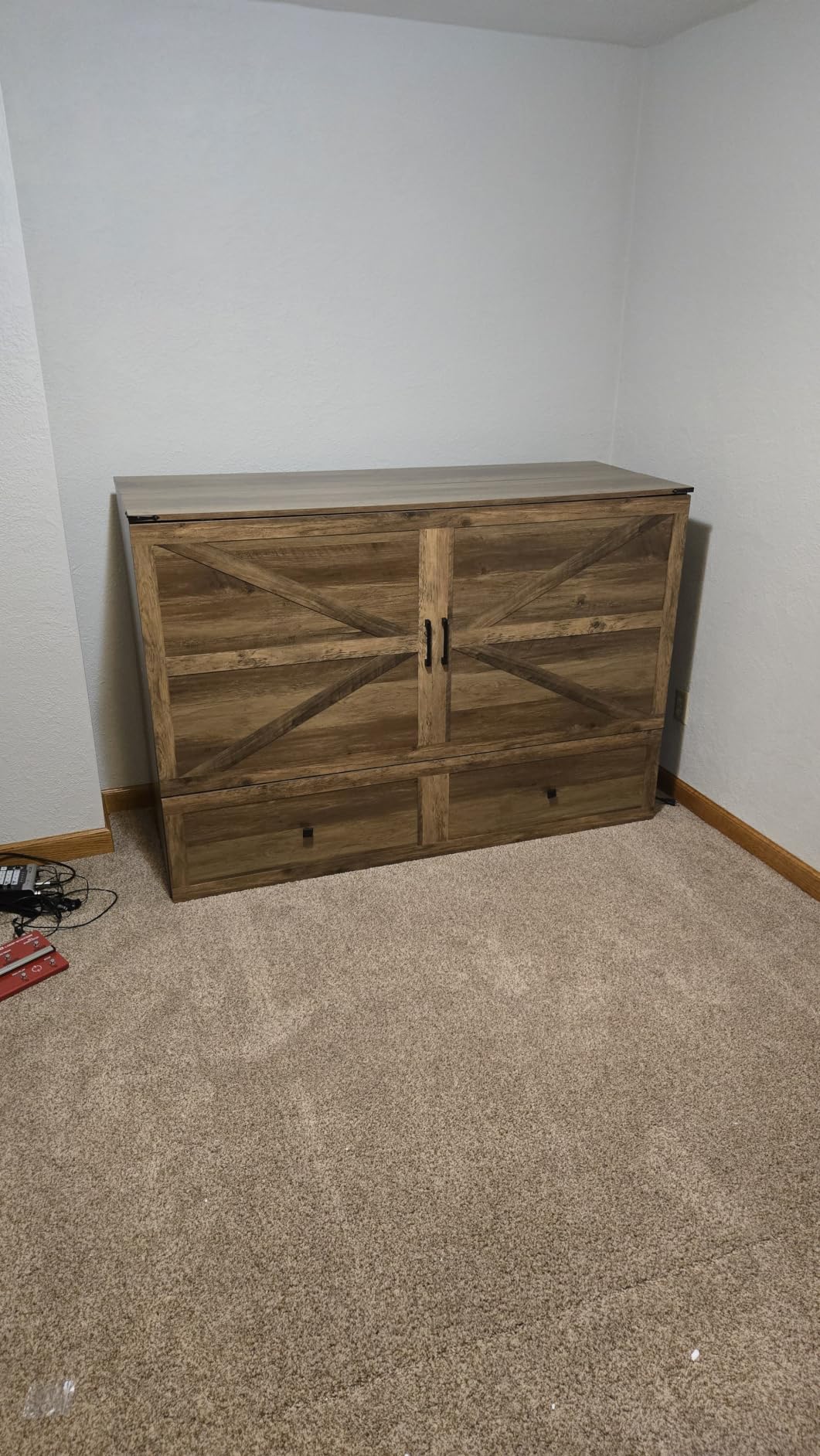 AMERLIFE Twin Murphy Bed with Storage & Charging Station customer photo 1