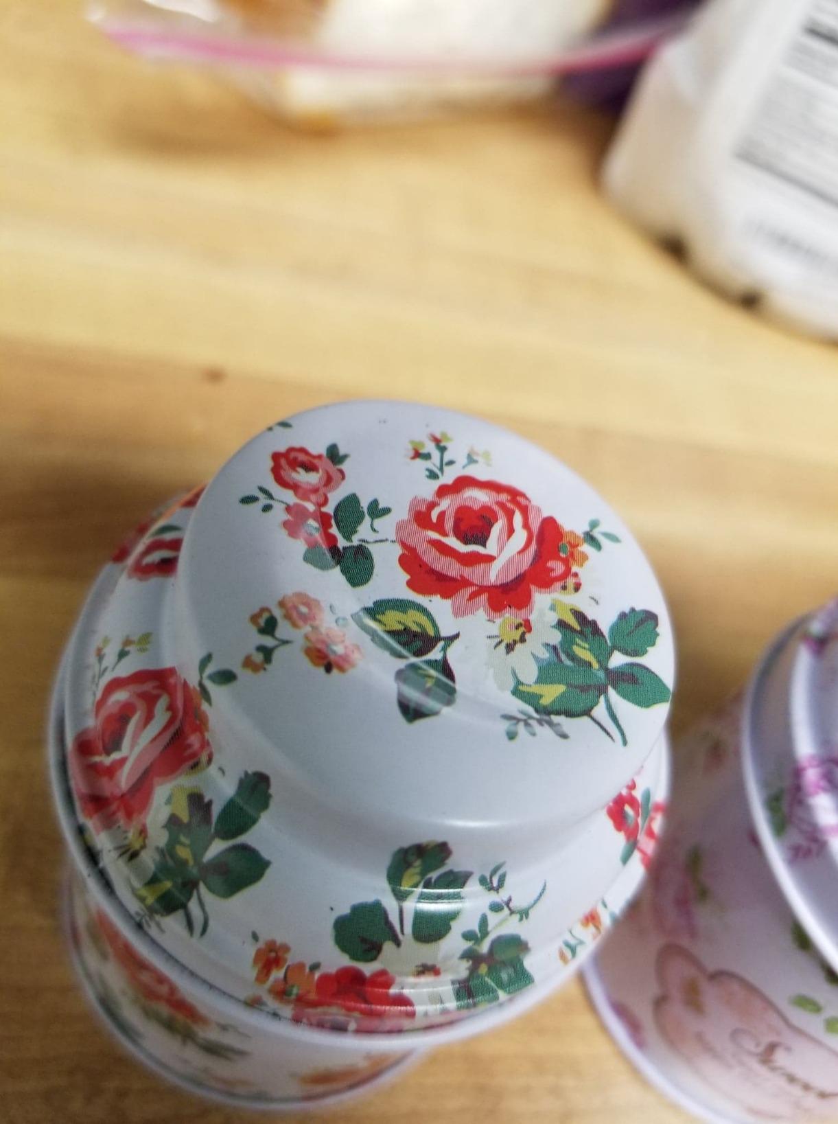 TooGet Tea Tin Canisters 6Pcs - Loose Leaf Tea Storage Small Empty Tins Vintage Round Airtight Storage Tin Containers with Lids, Tinplate customer photo 1