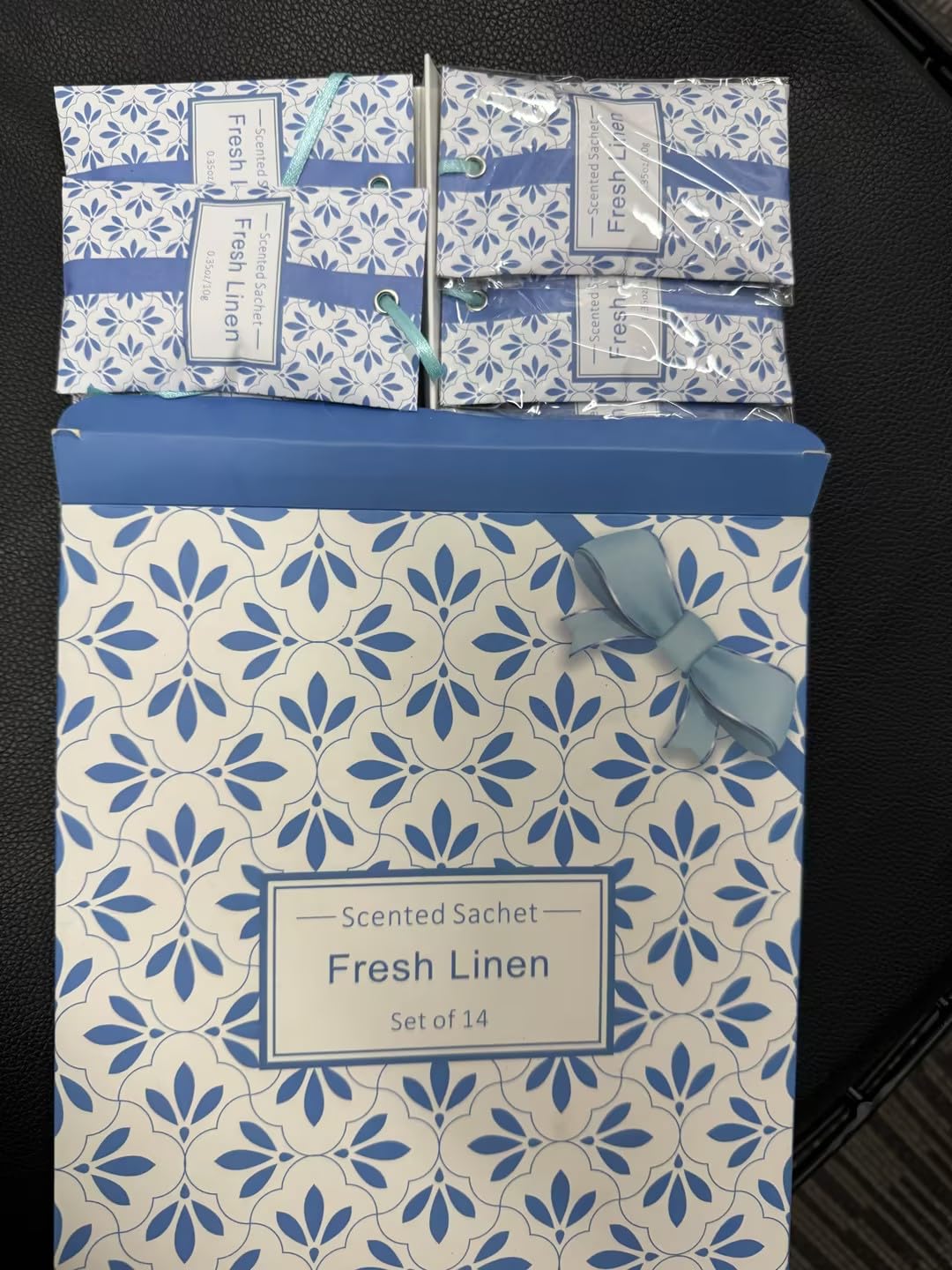 Scented Sachets for Drawers and Closets, Linen Scent 14 Pack | Long-Lasting Home Fragrance Sachets Bags Gift Set, Wardrobe Freshener for Dresser, Closets, Clothes Storage, Suitcases customer photo 1