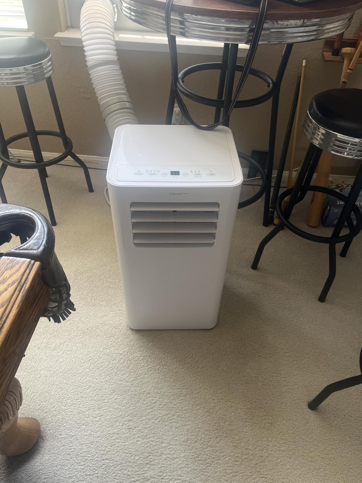 EUHOMY 14,000 BTU Portable Air Conditioners, Smart AC Unit for 750 Sq. Ft. | App/Remote/Panel Control, 4 Modes (Cool, Dry, Fan, Sleep), 20-50 in. Window Kit, 24H Timer, 50dB, for Bedroom, Living Room customer photo 2