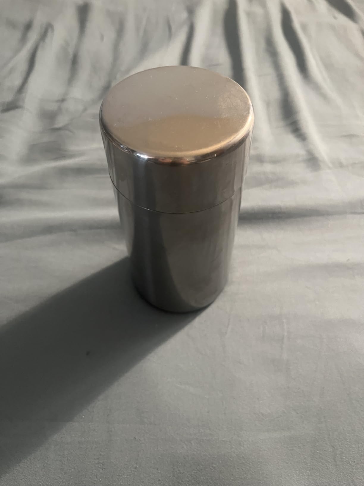 OLULU 19oz Tea Canister Double Seal Stainless Steel Airtight Tea Tin, Tea Container for Loose Leaf Tea Coffee Herbs and Spices Storage customer photo 2