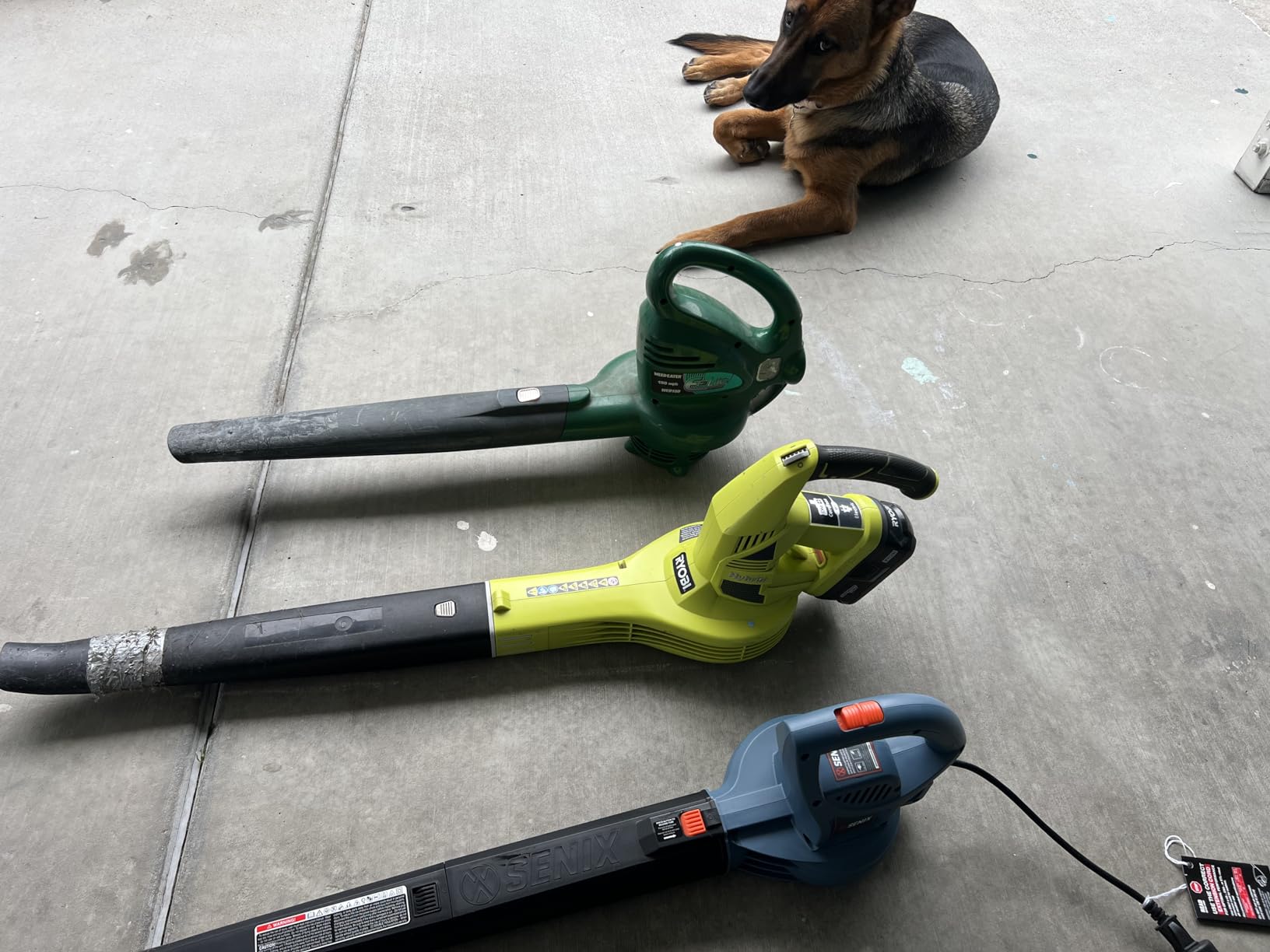 SENIX 3-in-1 Corded Leaf Blower, Leaf Vacuum and Mulcher, 420 CFM & 179 MPH customer photo 2
