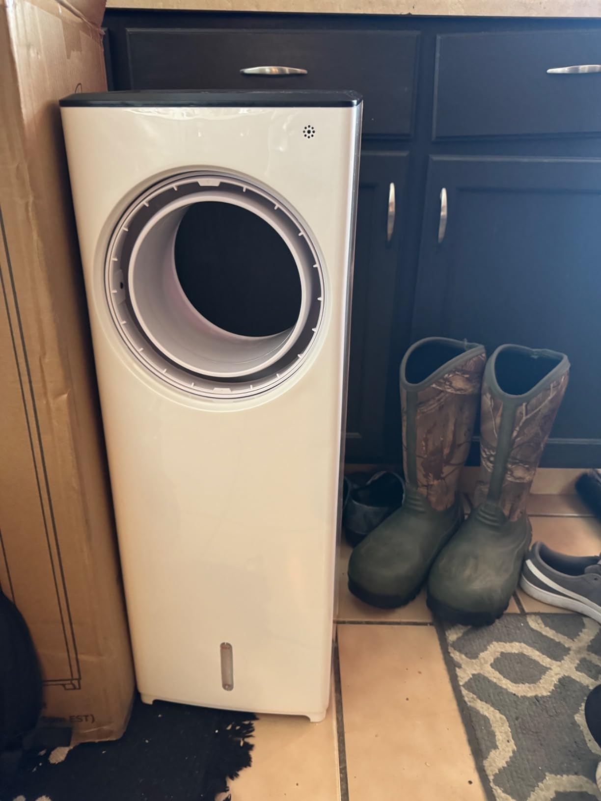 Windowless Air Conditioner Portable 1800CFM w/4 Modes&3 Speeds, 15H Timer, 3 Gal Tank for 24H Cooling 600Sq.Ft, 120°Swing Swamp Cooler Air Conditioner, Evaporative Air Cooler No Hose for Room customer photo 1