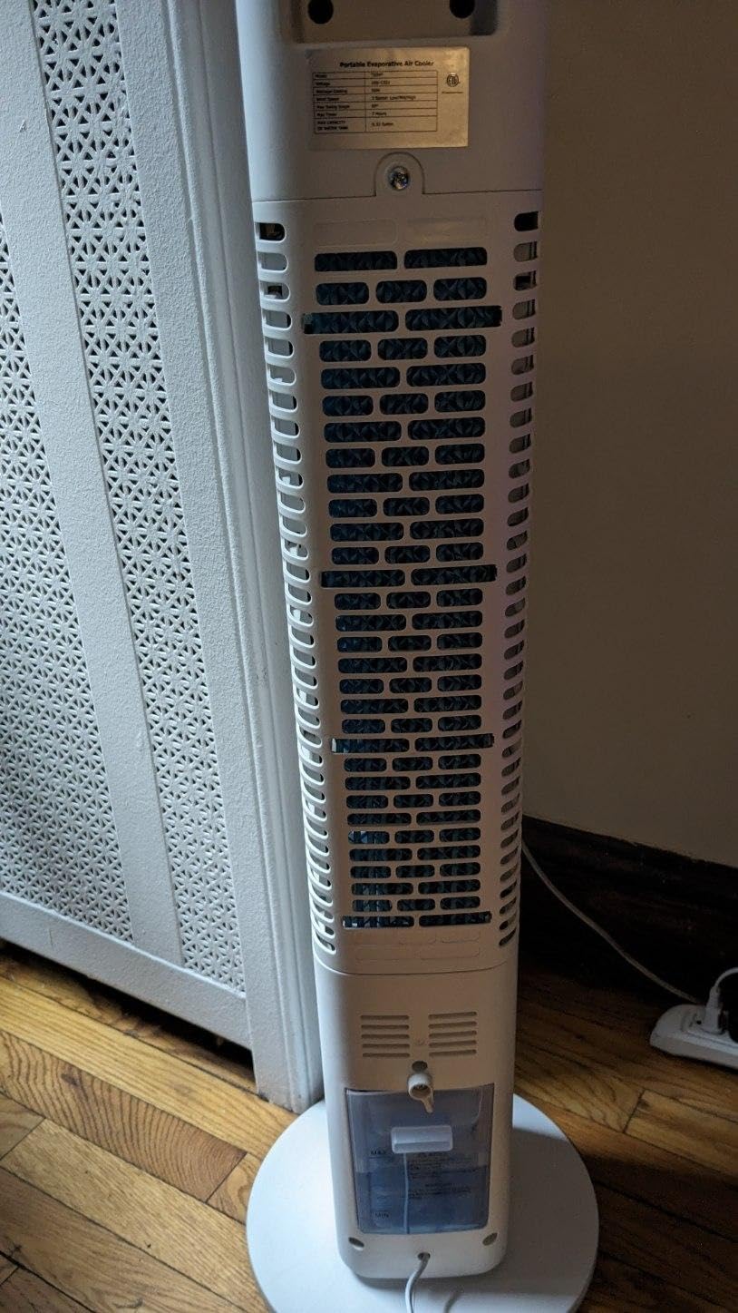 Windowless Air Conditioner Portable 1800CFM w/4 Modes&3 Speeds, 15H Timer, 3 Gal Tank for 24H Cooling 600Sq.Ft, 120°Swing Swamp Cooler Air Conditioner, Evaporative Air Cooler No Hose for Room customer photo 2