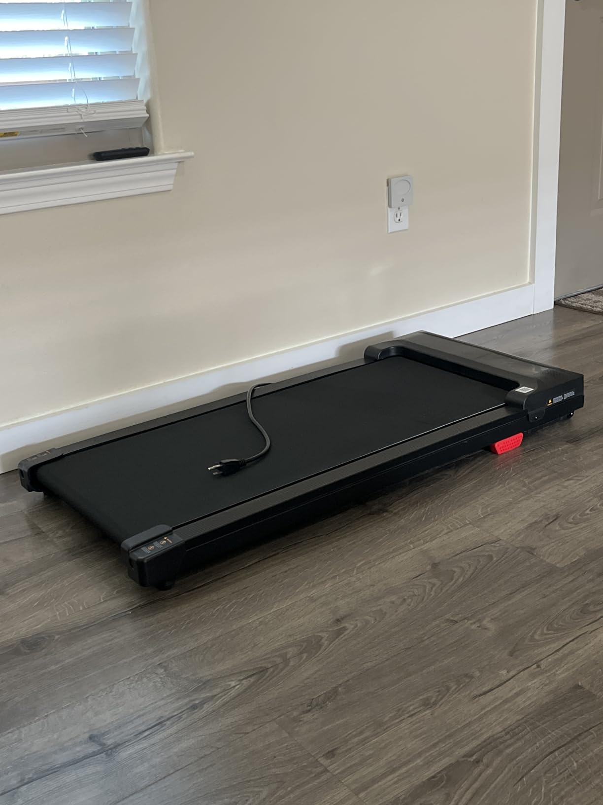 Walking Pad Treadmill for Home - Under Desk Treadmills Mini Portable Walking Running Machine Slim Compact Small Lightweight Motorized Electric Treadmill with Adjustable Speed Remote customer photo 2
