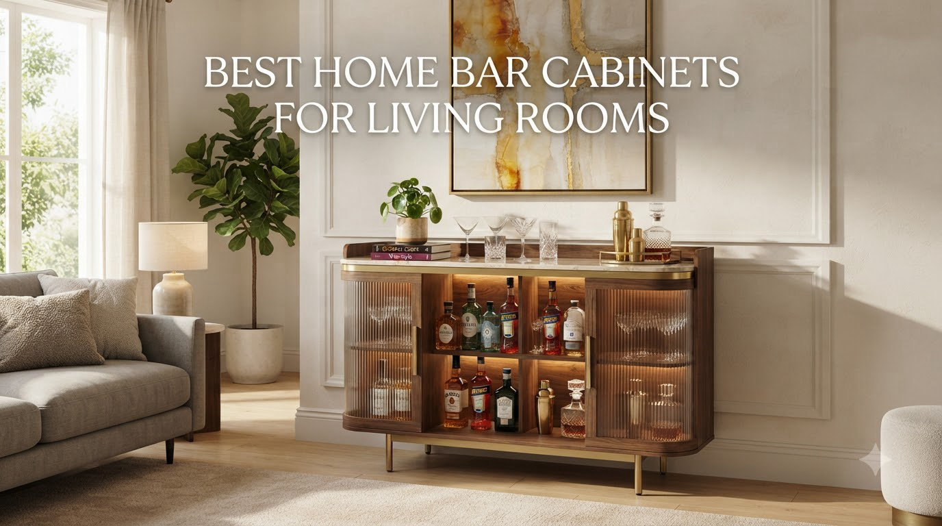 Best Home Bar Cabinets for Living Rooms