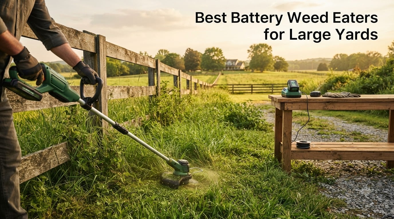 Best Battery Weed Eaters for Large Yards