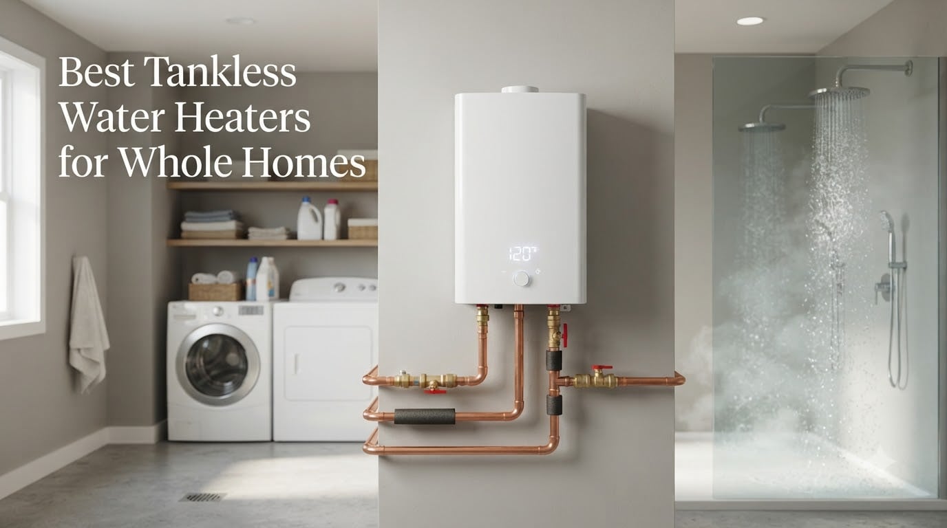 Best Tankless Water Heaters for Whole Homes