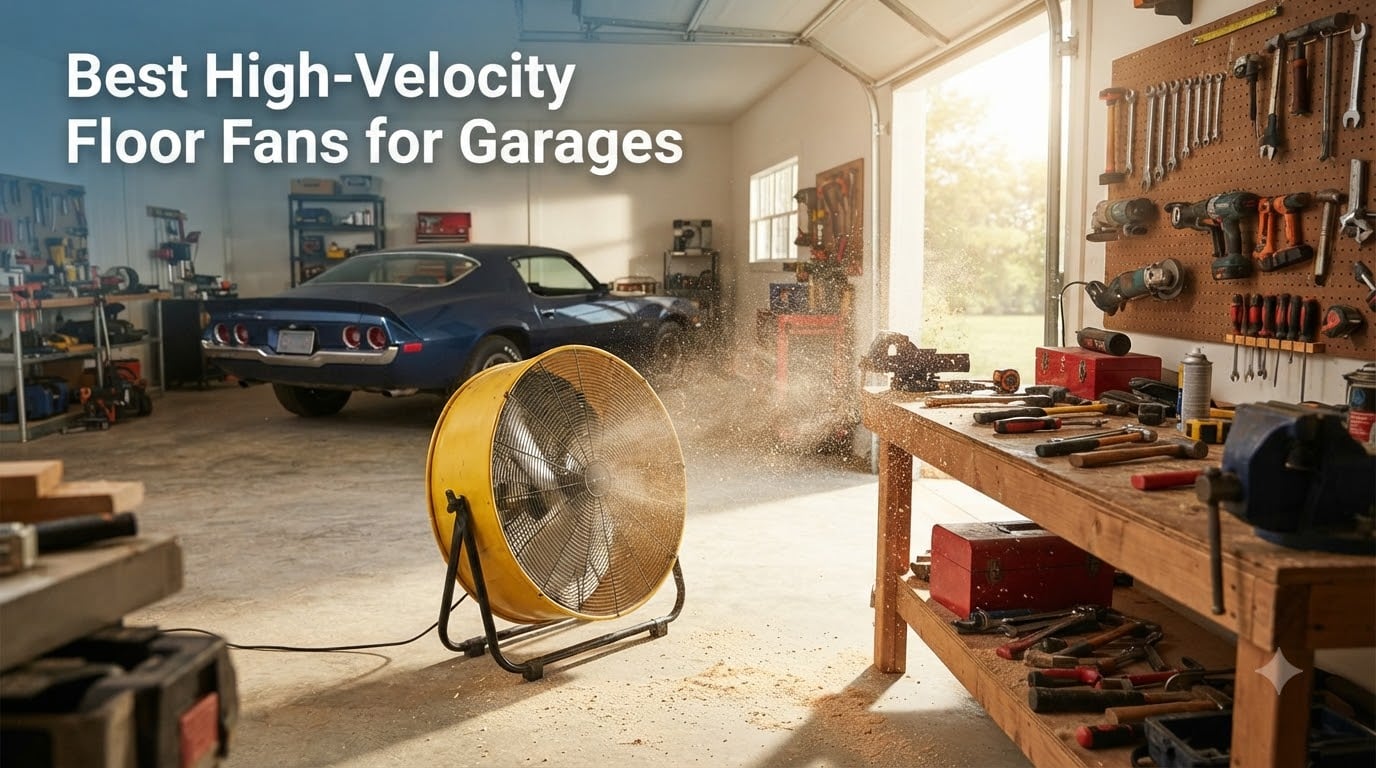 Best High-Velocity Floor Fans for Garages
