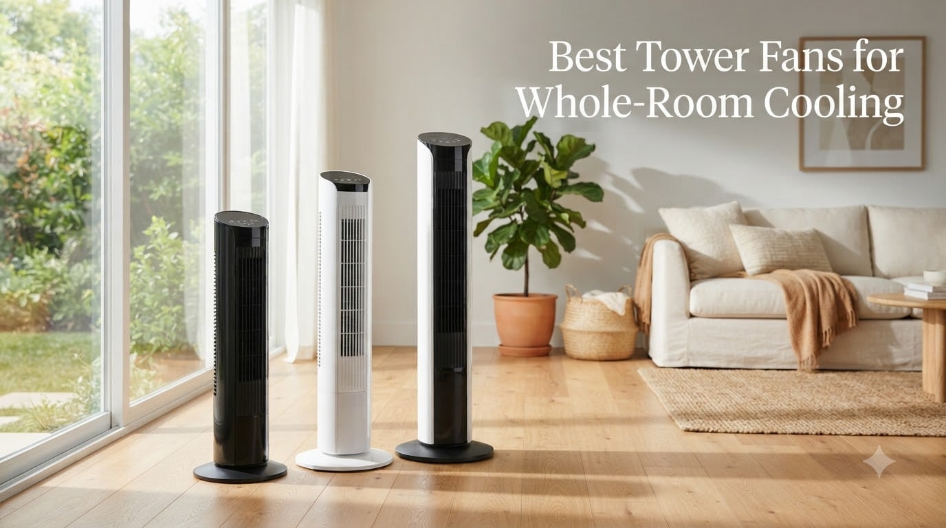 Best Tower Fans for Whole-Room Cooling
