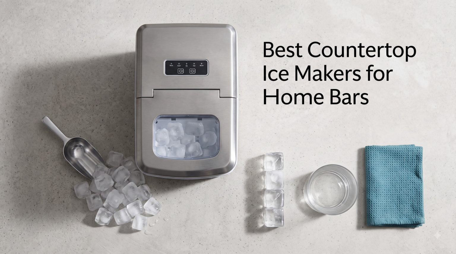 Best Countertop Ice Makers for Home Bars