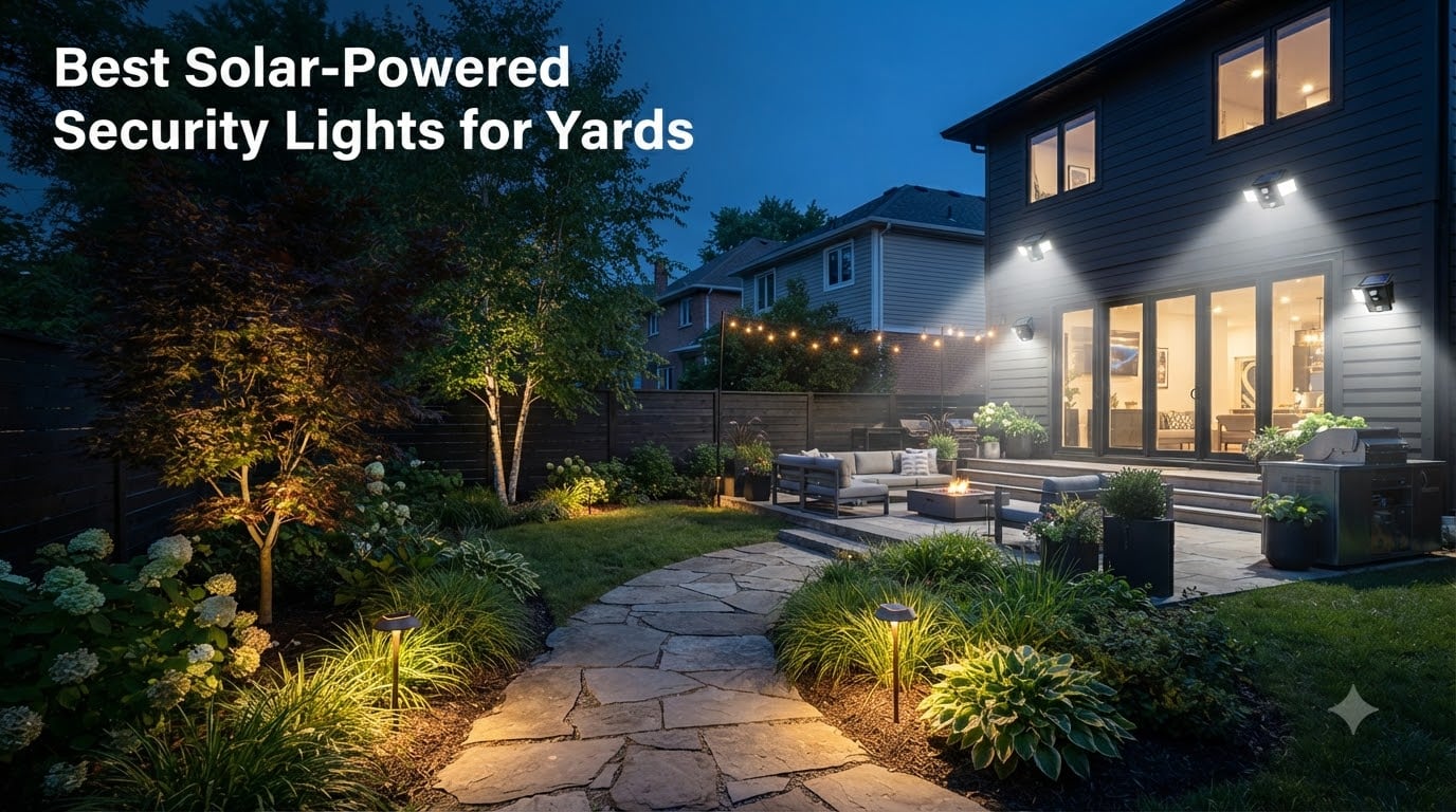 Best Solar-Powered Security Lights for Yards