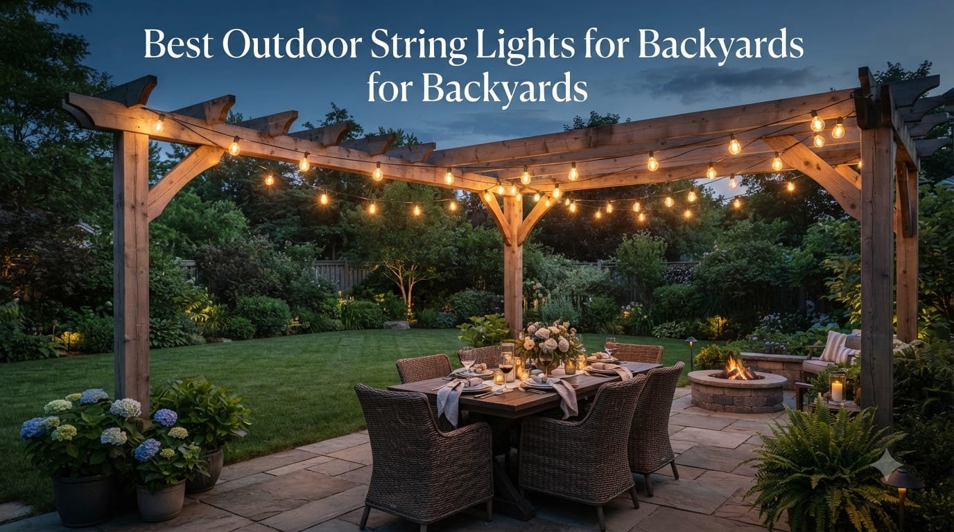 Best Outdoor String Lights for Backyards