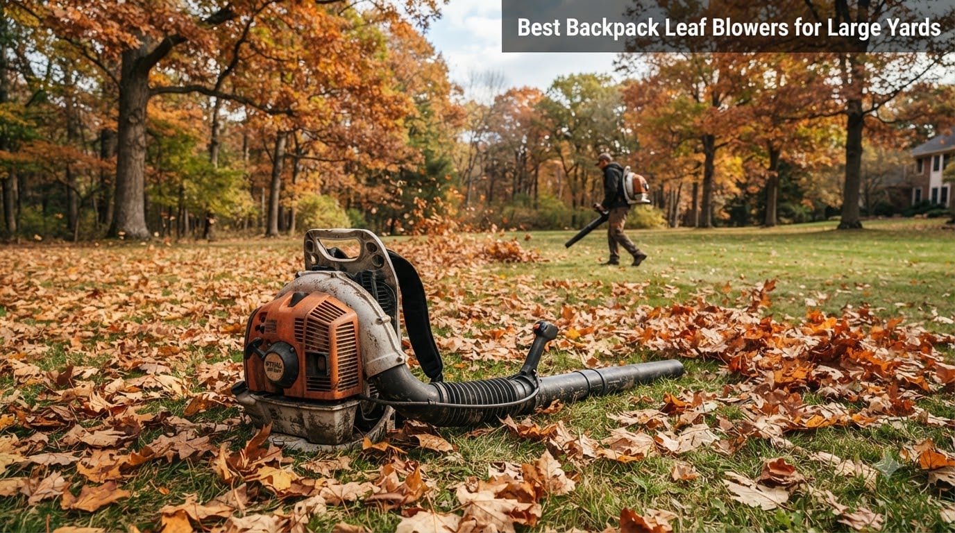 Best Backpack Leaf Blowers for Large Yards