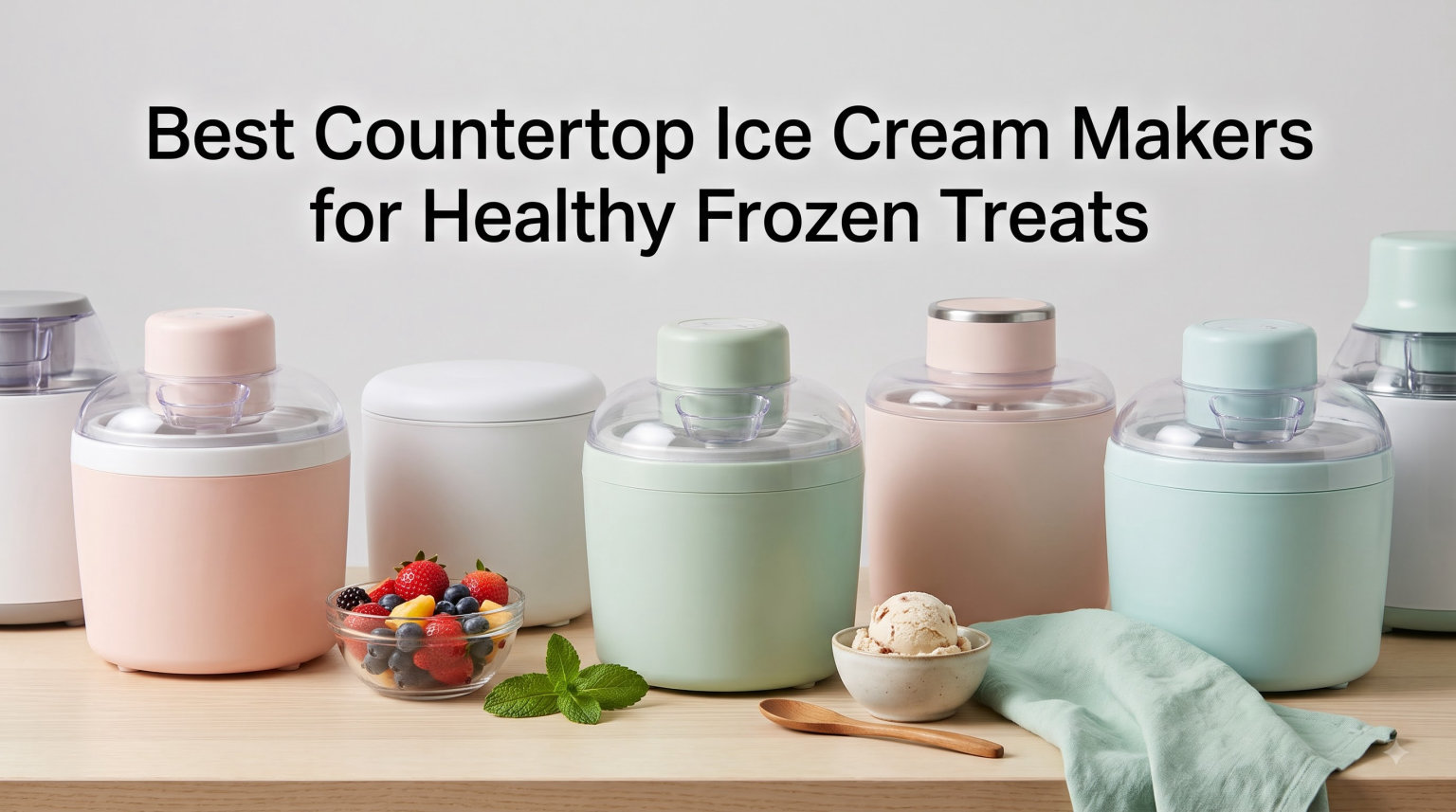 Best Countertop Ice Cream Makers for Healthy Frozen Treats