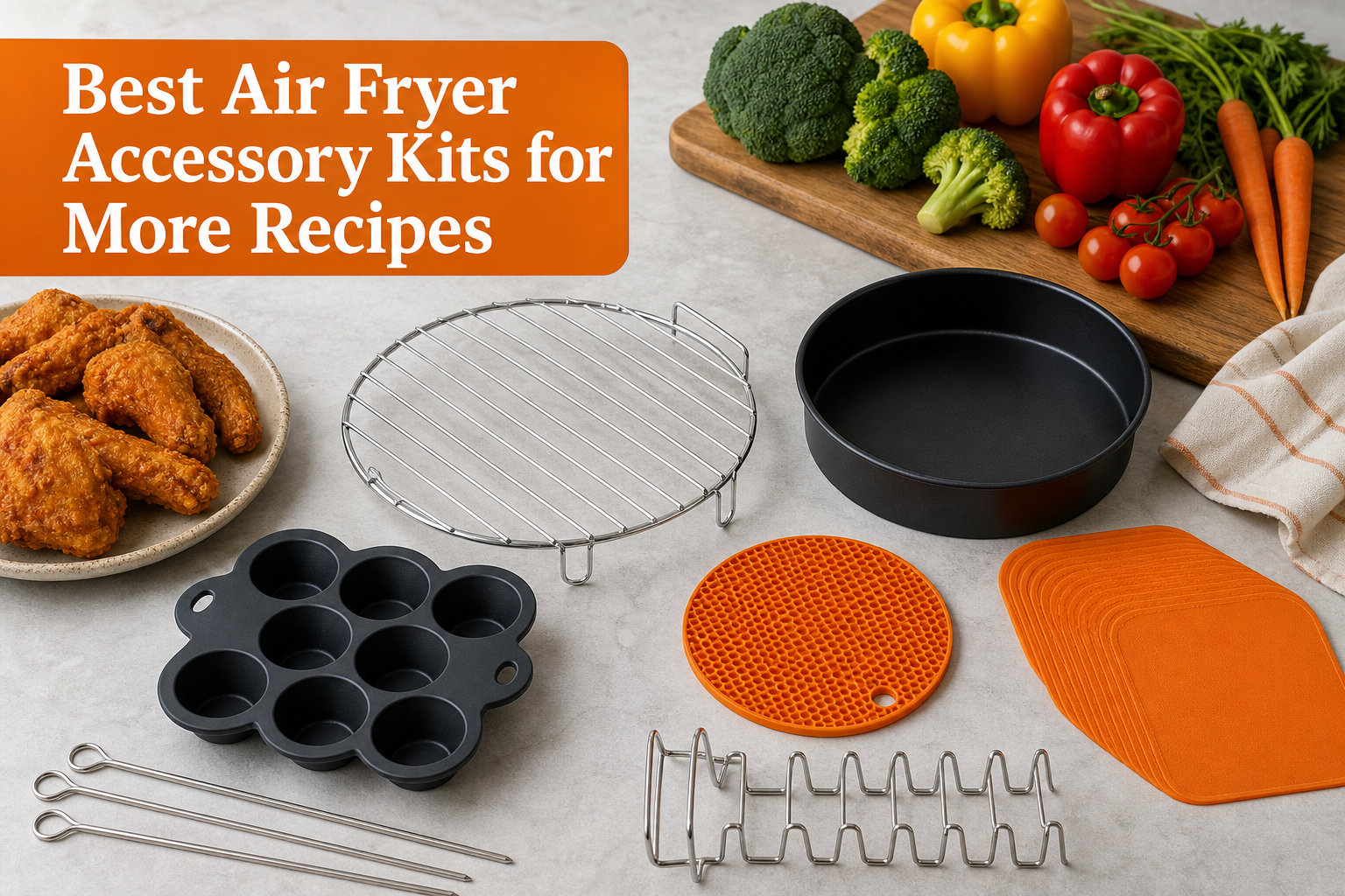 Best Air Fryer Accessory Kits for More Recipes