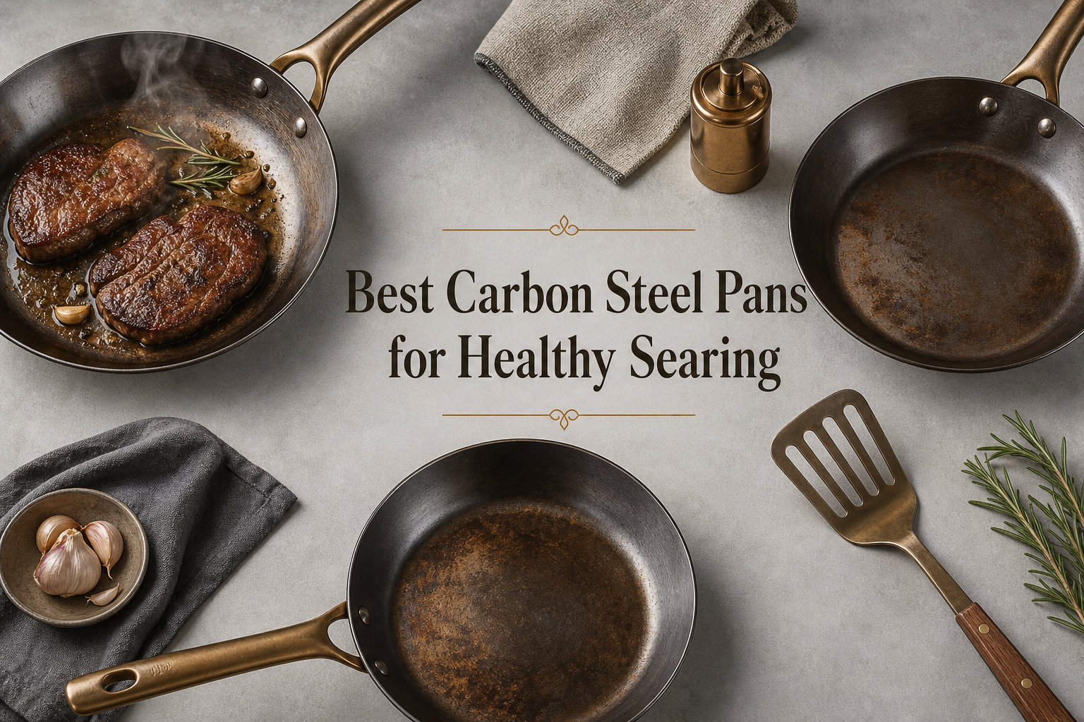 Best Carbon Steel Pans for Healthy Searing