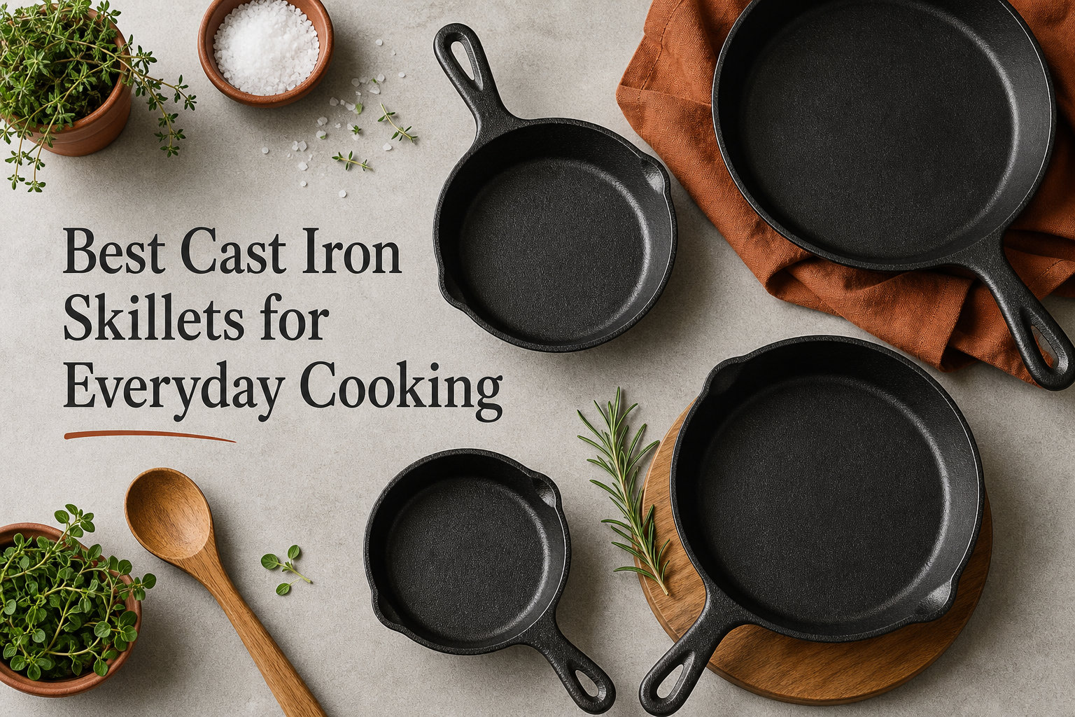 Best Cast Iron Skillets for Everyday Cooking