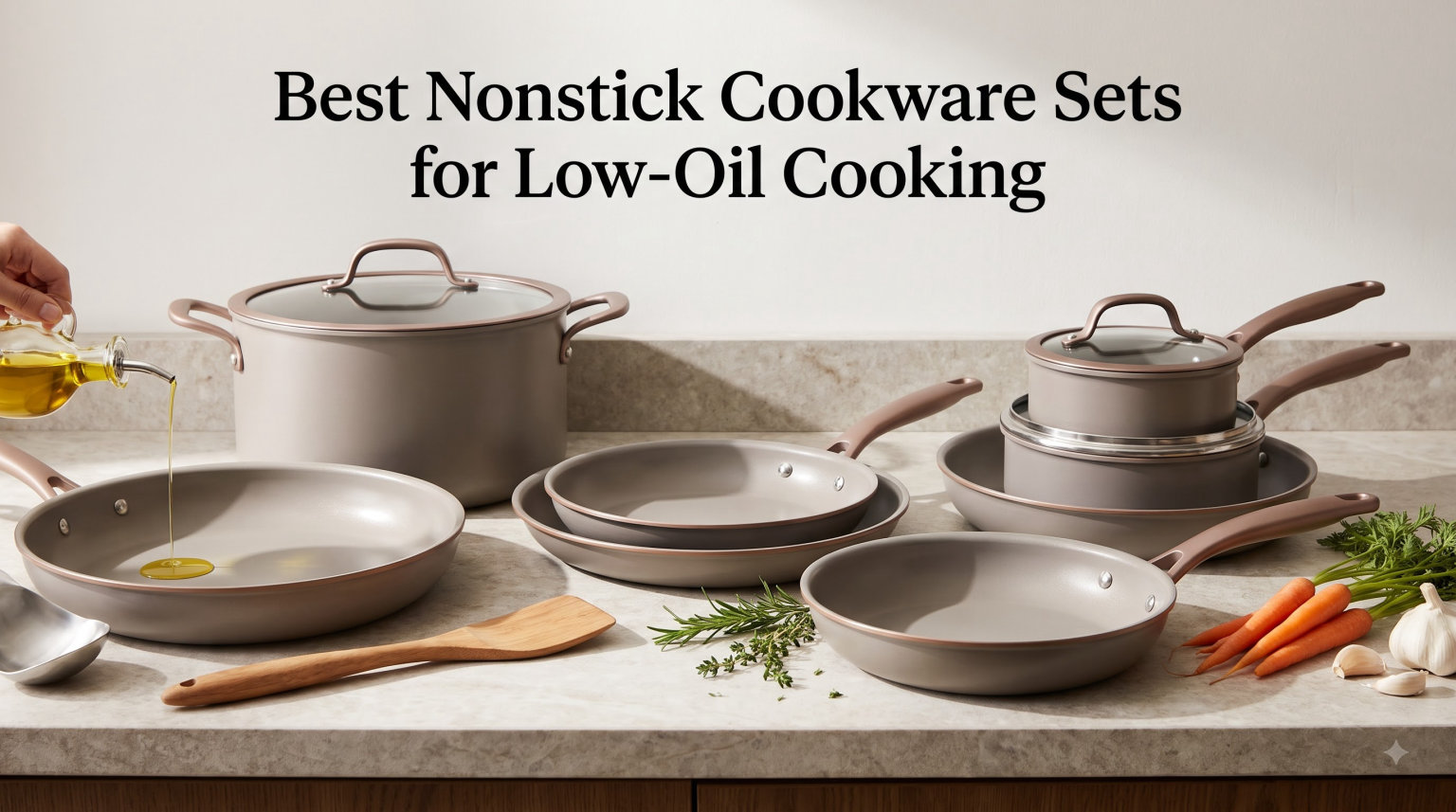 Best Nonstick Cookware Sets for Low-Oil Cooking