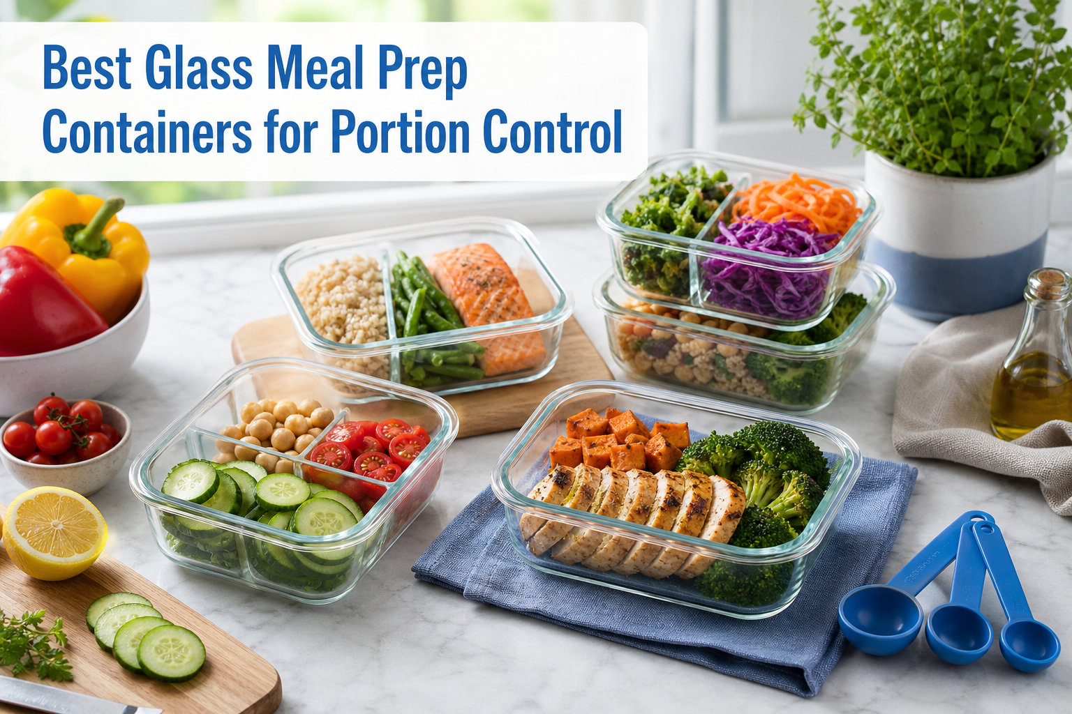 Best Glass Meal Prep Containers for Portion Control