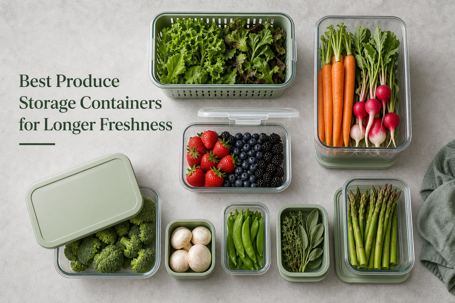 Best Produce Storage Containers for Longer Freshness