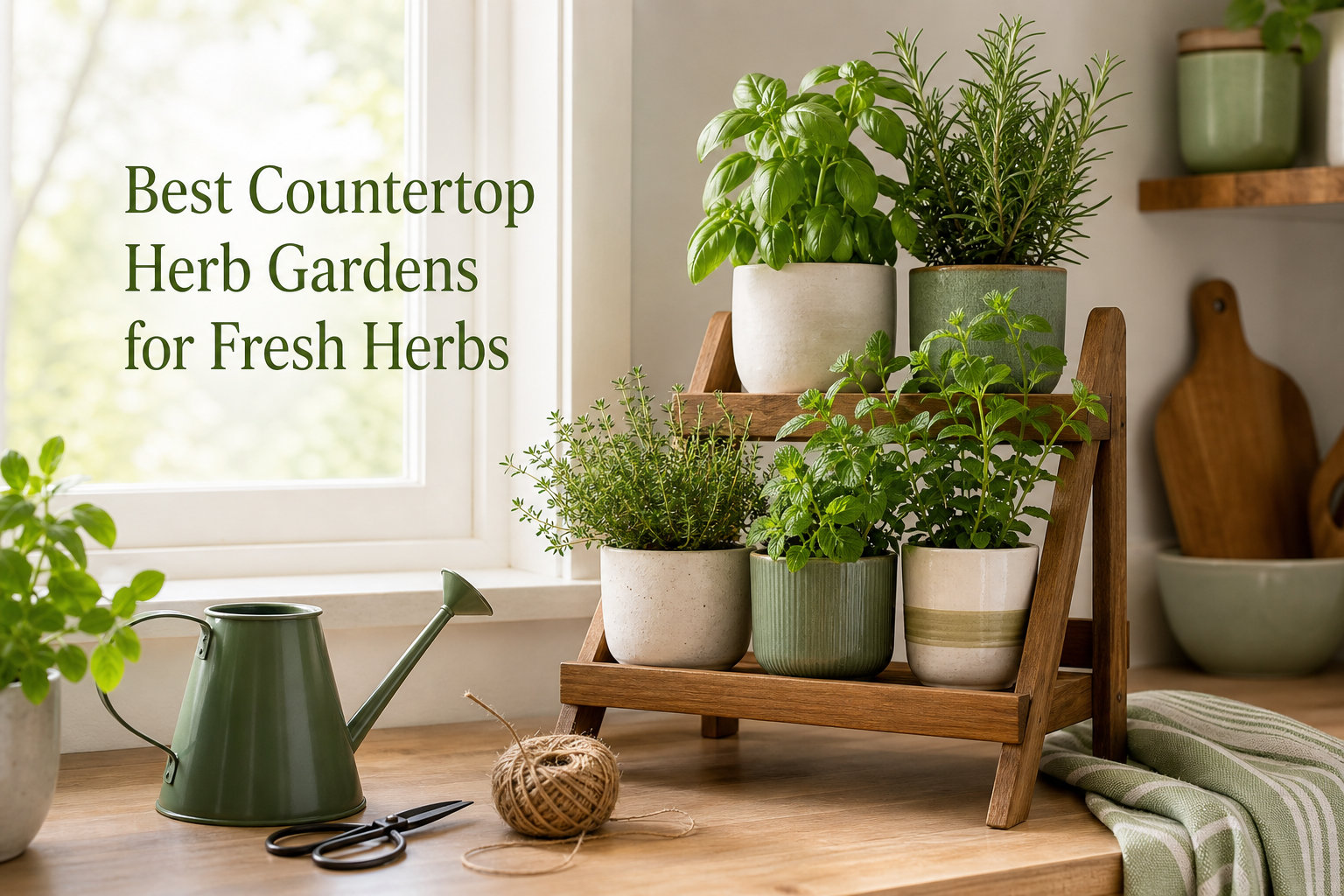 Best Countertop Herb Gardens for Fresh Herbs