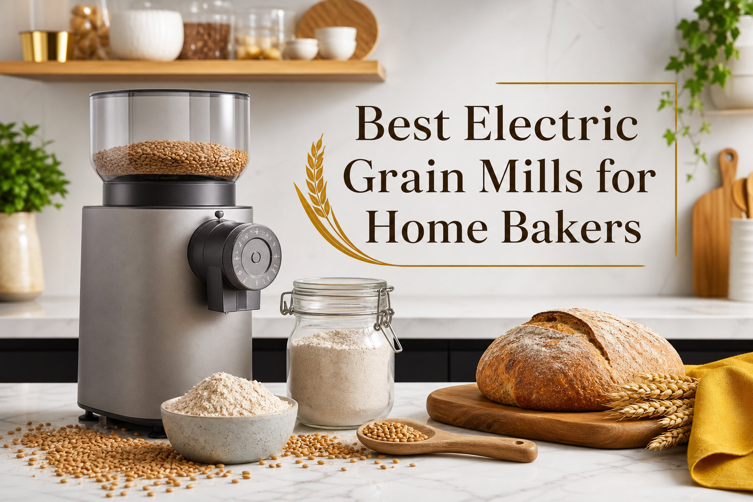 Best Electric Grain Mills for Home Bakers