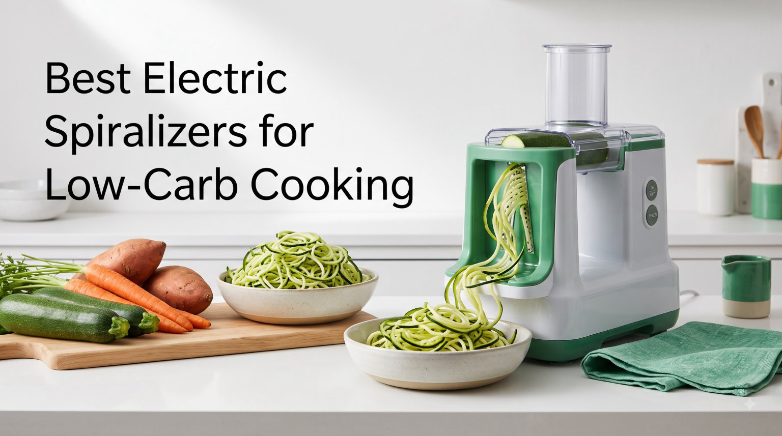 Best Electric Spiralizers for Low-Carb Cooking